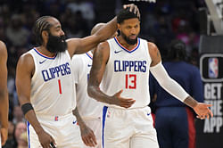 "Ain’t no bad blood" - Paul George opens up on relationship with James Harden post Clippers-76ers trade