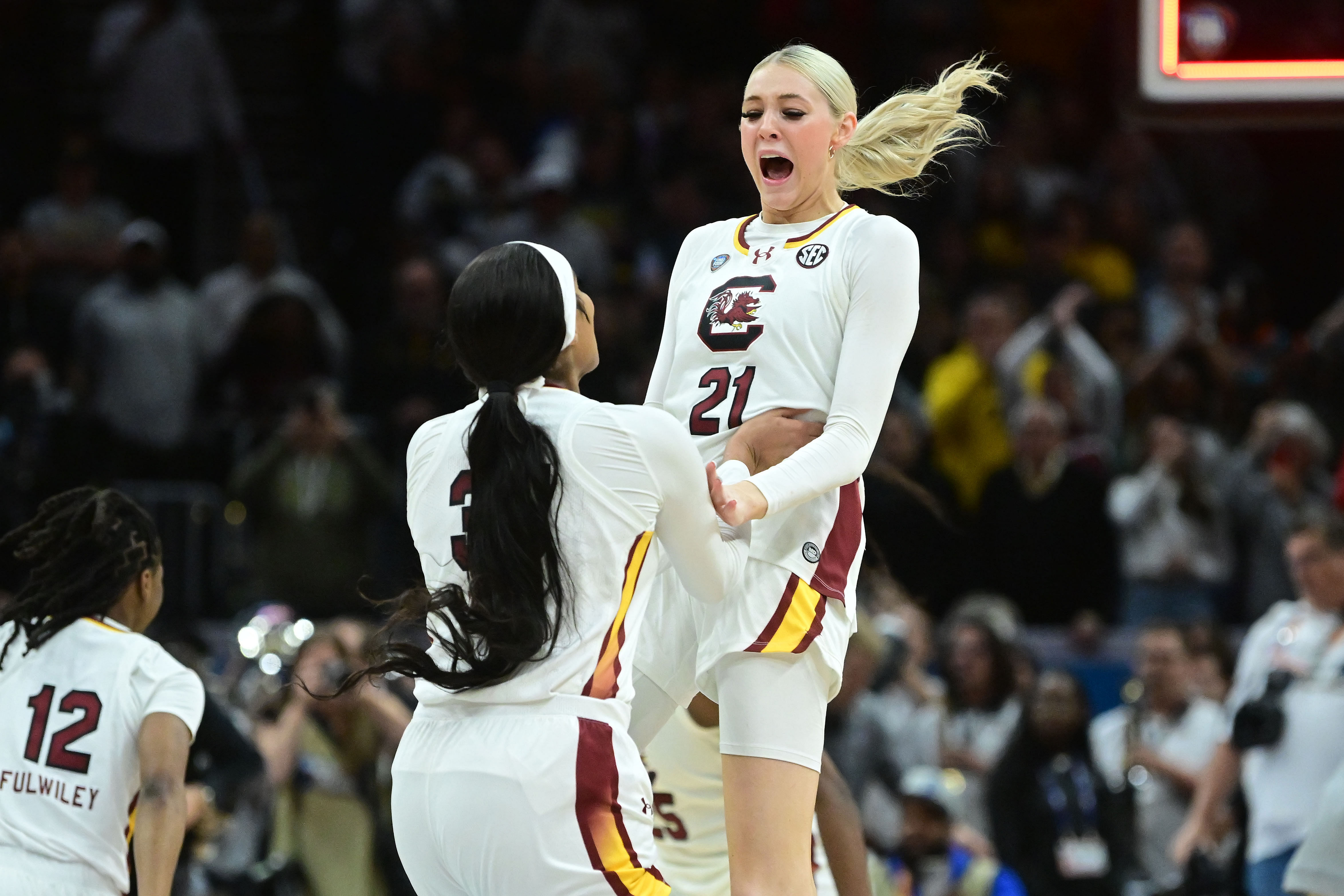 Chloe Kitts was arguably the best player for the Gamecocks in their season opener.