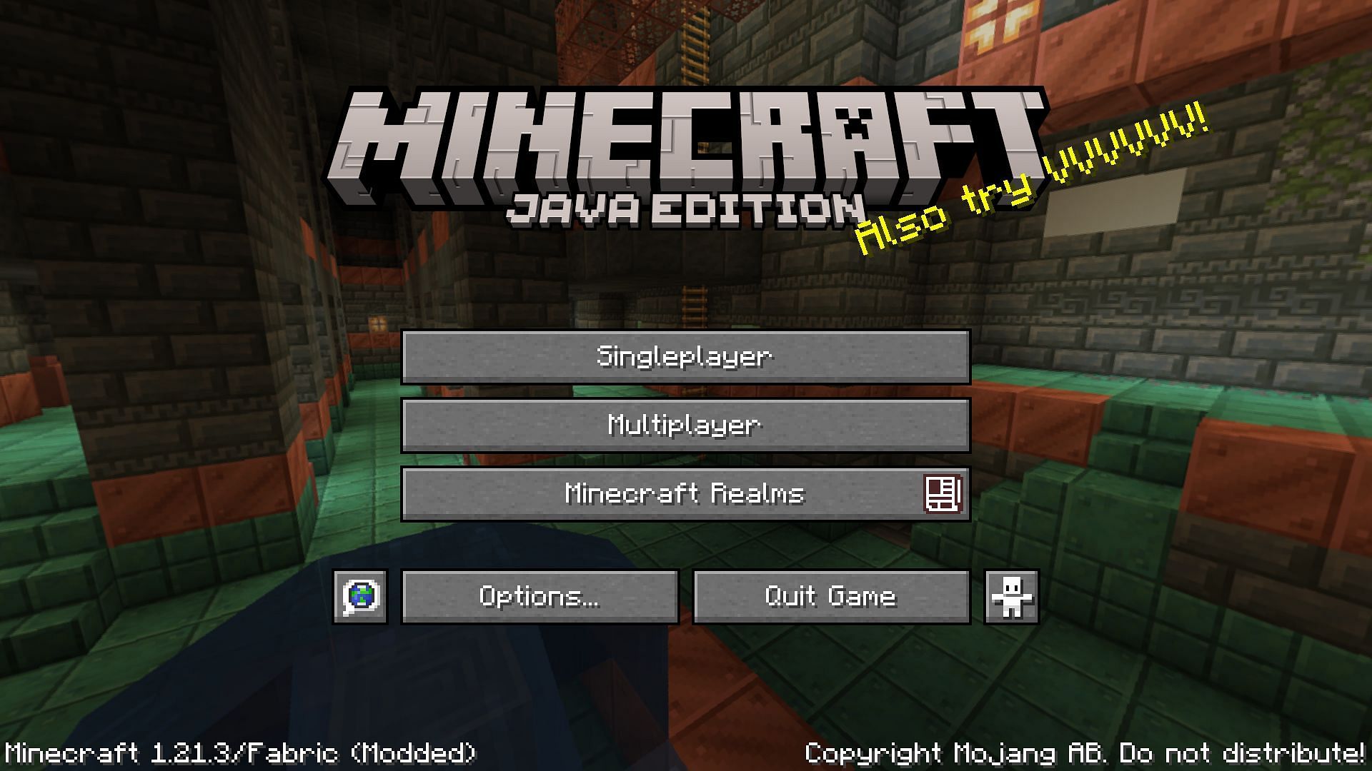 Jump back to the latest version of the game and open the old world (Image via Mojang Studios)