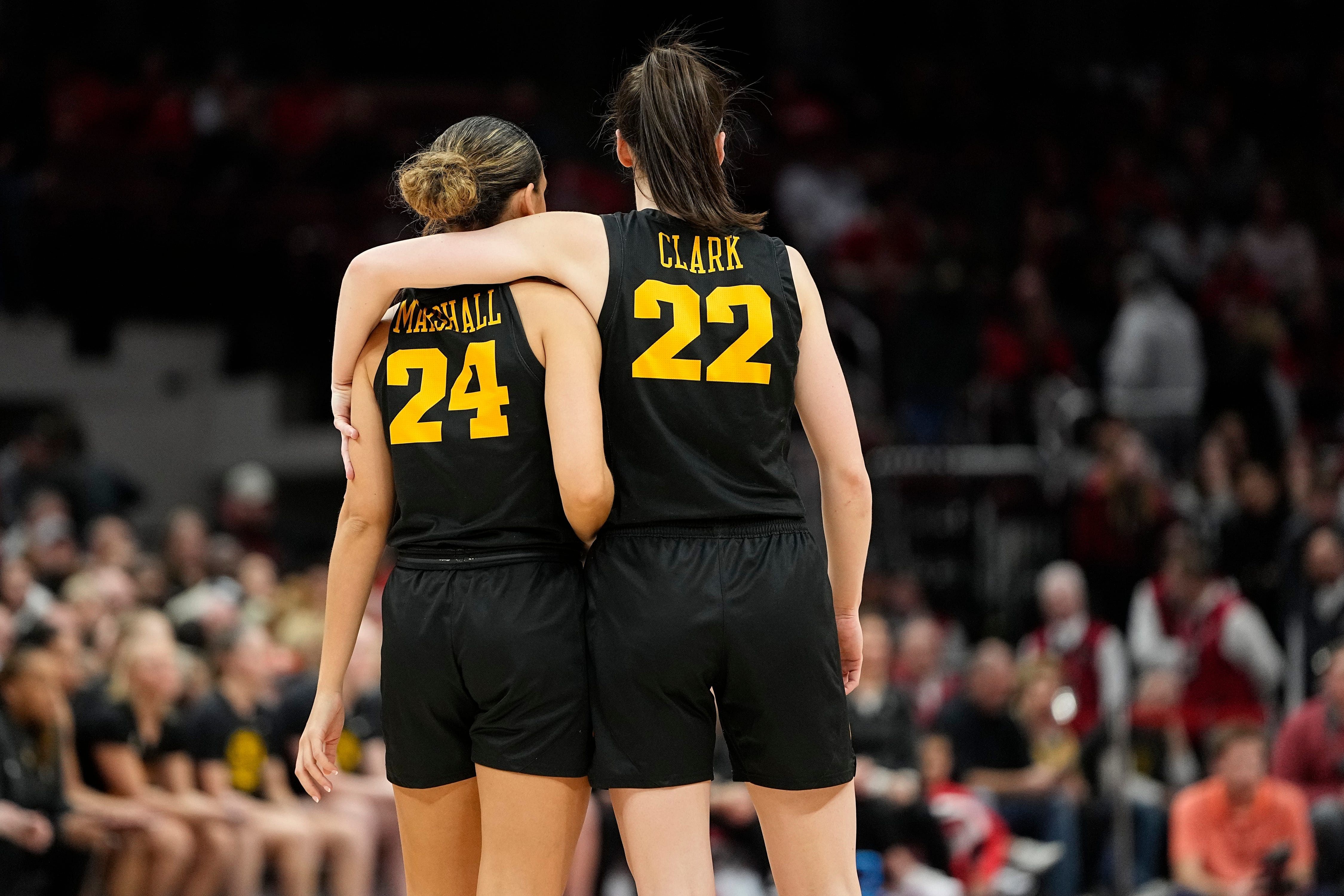 Caitlin Clark and Gabbie Marshall were among the top stars for the Iowa Hawkeyes in recent seasons.