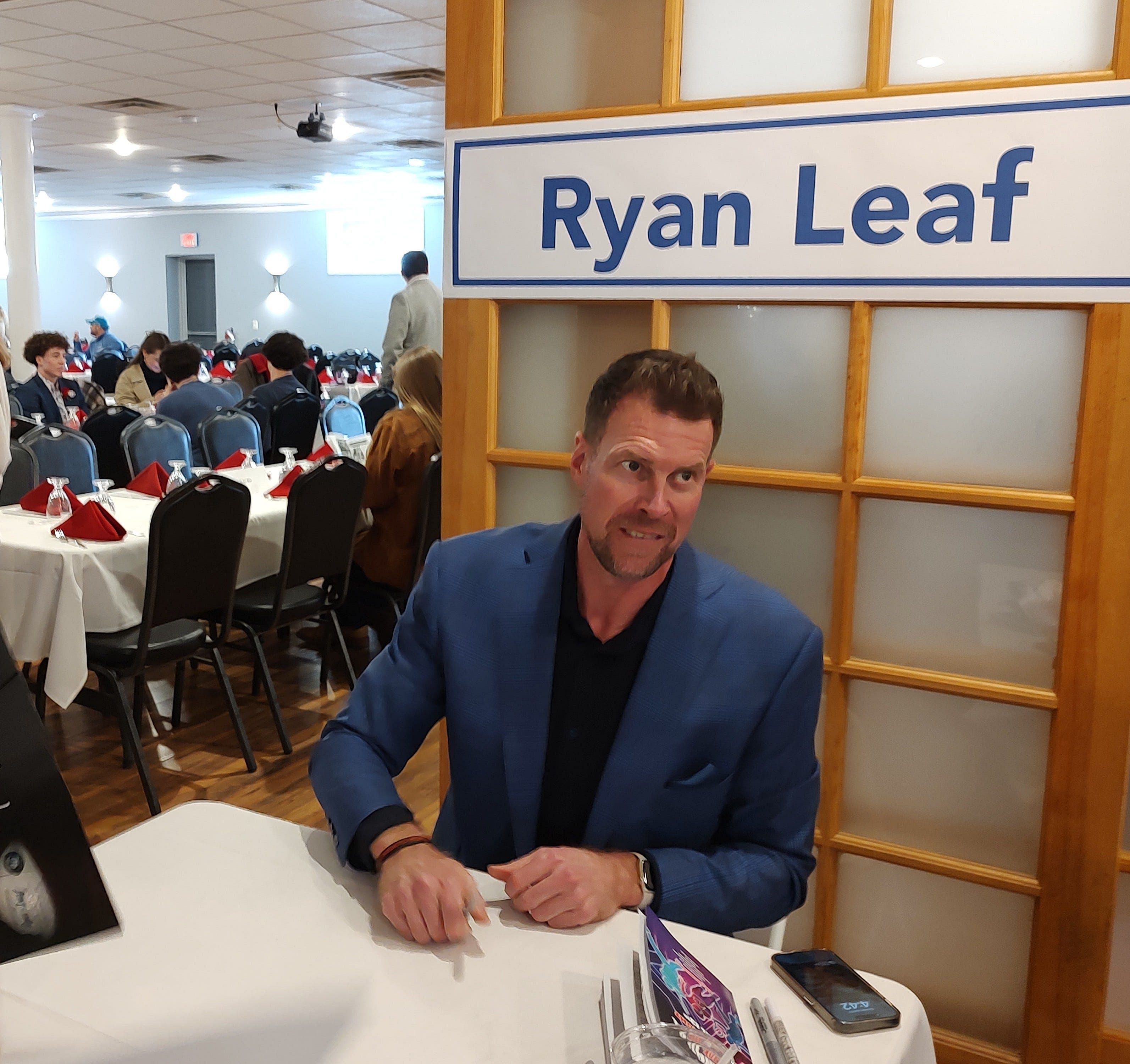 Former college star and NFL bust Ryan Leaf has cleaned up and speaks candidly of his prior mistakes. (Photo Credit: IMAGN)