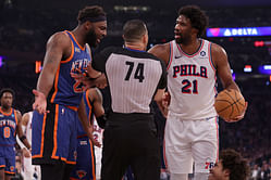 Mitchell Robinson bluntly blames Joel Embiid for intentionally injuring him: "N***a grabbed my f***ing leg"