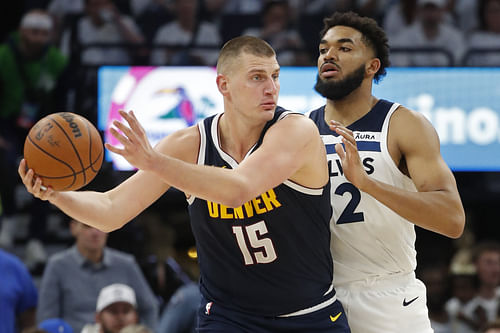 What did Austin Rivers say about Nikola Jokic and Karl-Anthony Towns? (Photo: IMAGN)