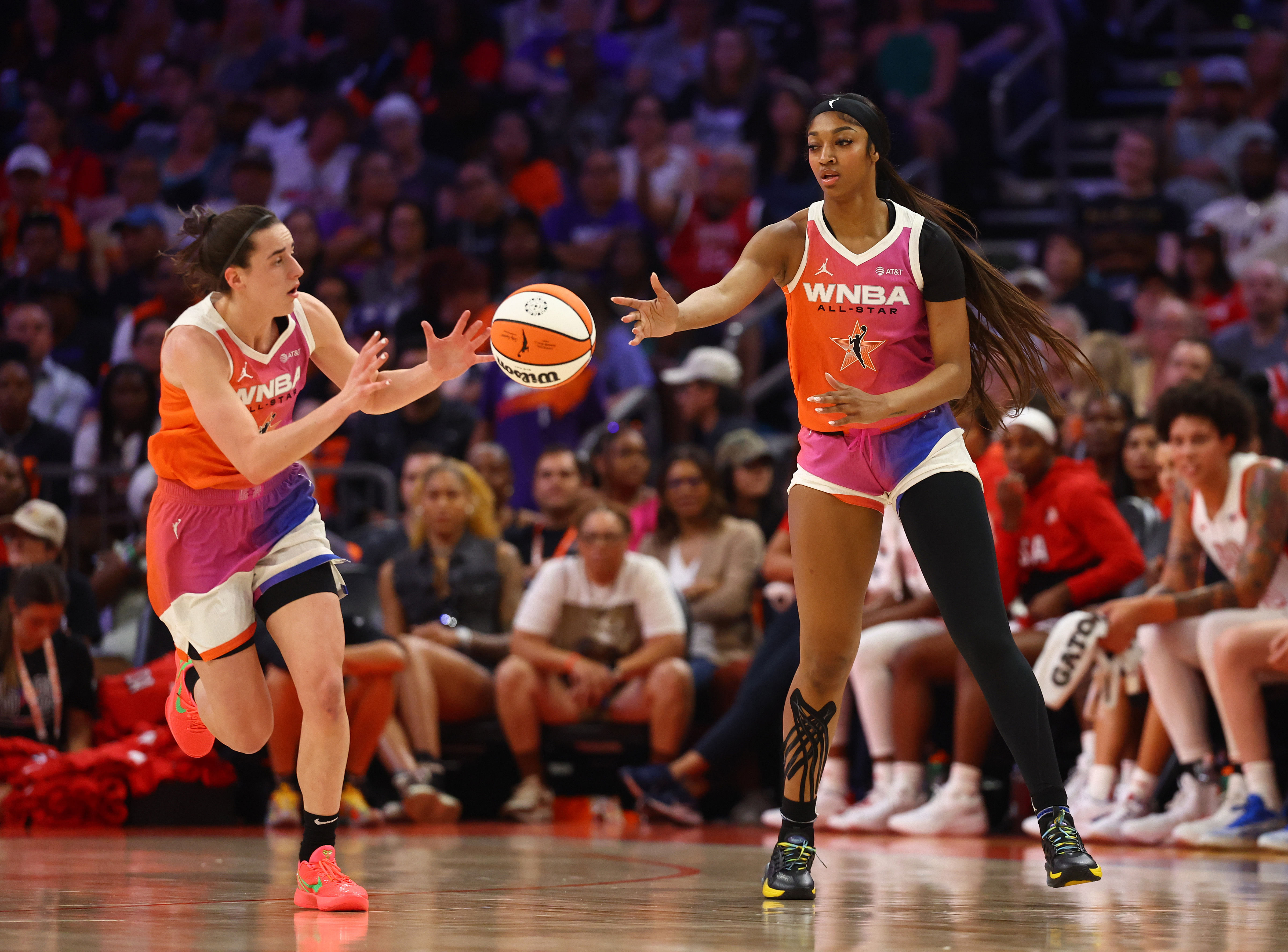 Angel Reese wants to be teammates with Caitlin Clark. (Photo: IMAGN)