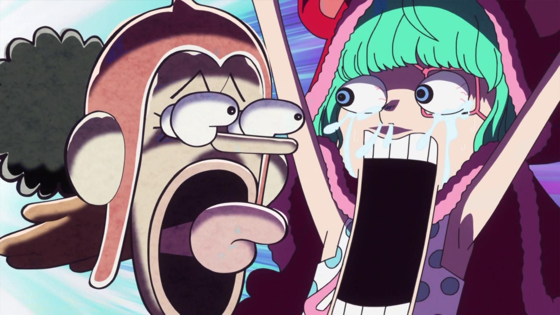 Sugar defeated by Usopp (Image via Toei Animation)