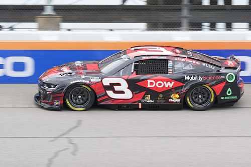 Austin Dillon during Saturday's practice for the FireKeepers Casino 400 at Michigan International Speedway (Source: Imagn Images)