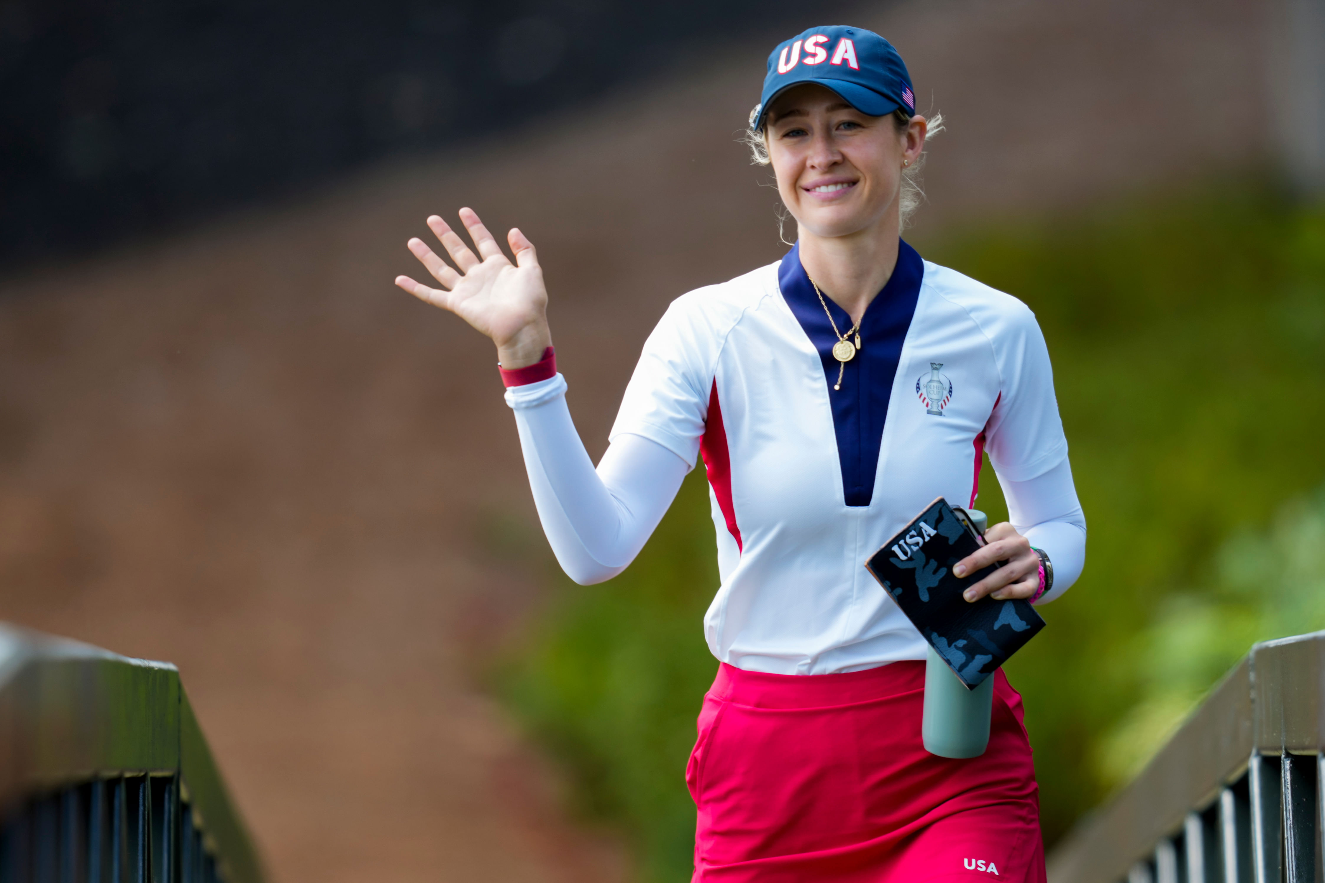 Nelly Korda at the 2024 Solheim Cup in Gainesville, Virginia (Source: Imagn)