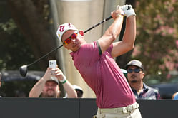 Who is leading the 2024 ISPS Handa Australian Open (men) after day 1? Leaderboard explored