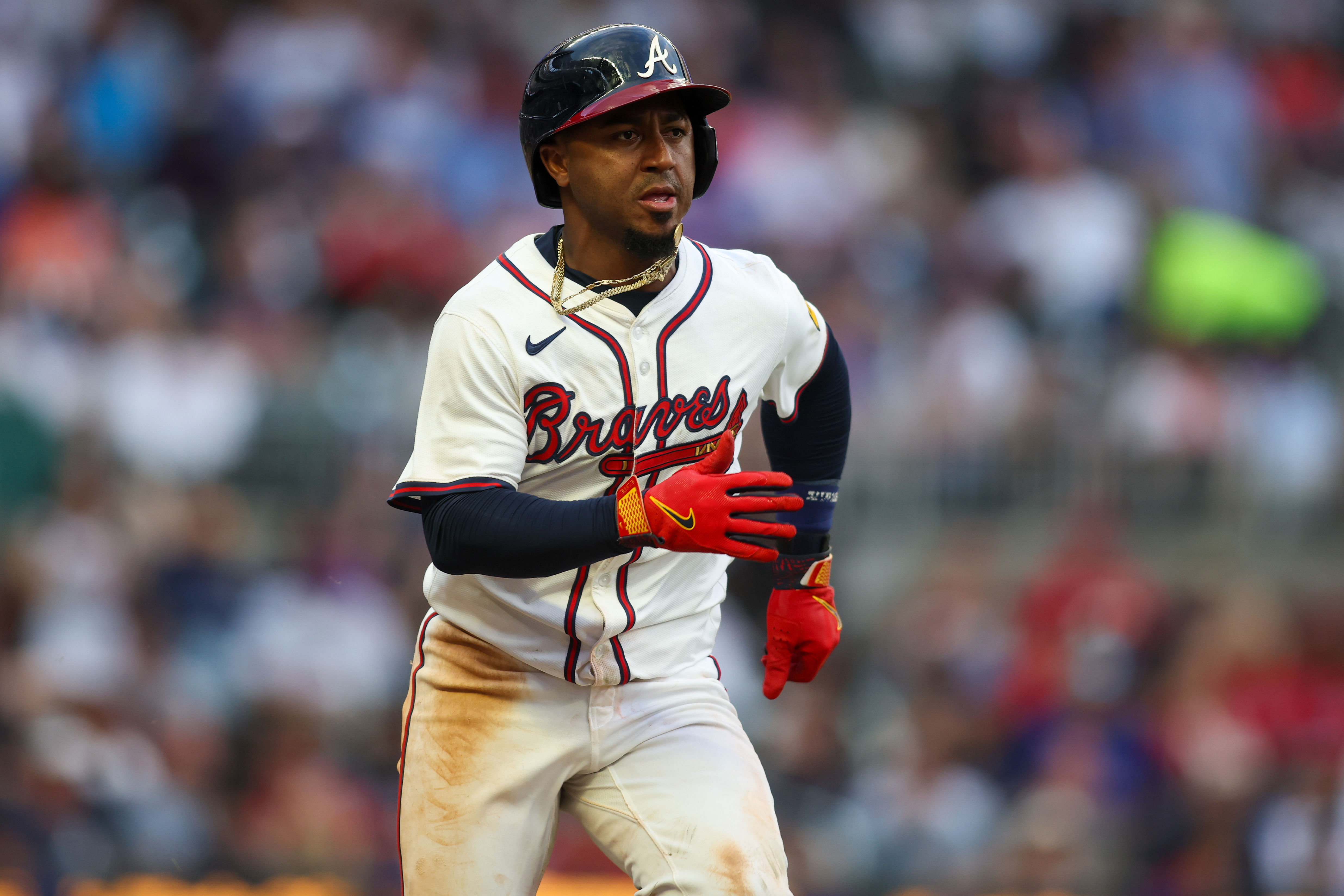 Ozzie Albies won the 2021 World Series with the Atlanta Braves (Photo Credit: IMAGN)