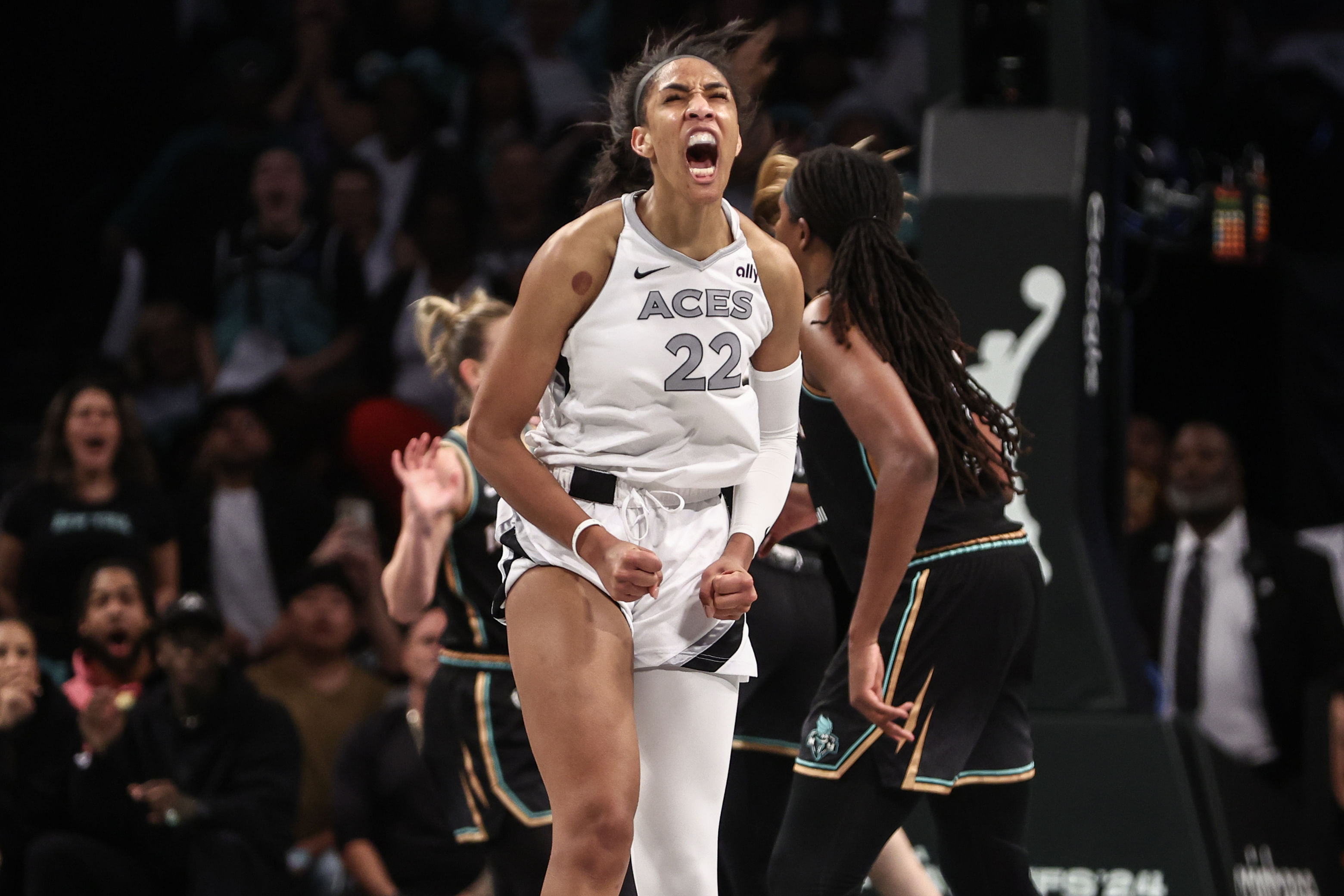 WNBA: Playoffs-Las Vegas Aces at New York Liberty - Source: Imagn