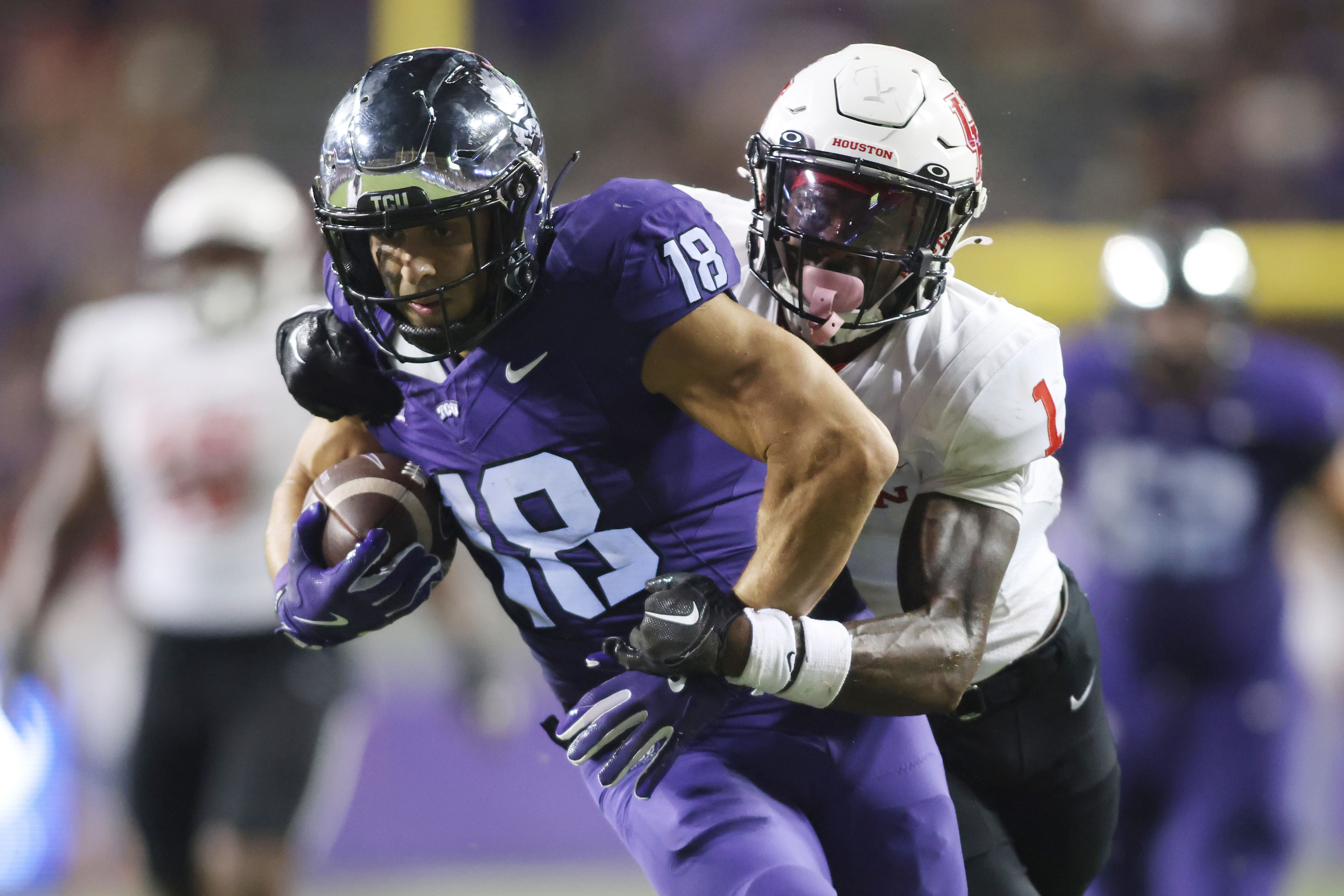 TCU&#039;s Jack Bech is one of the best wide receivers in the Big 12. (Photo Credit: IMAGN)