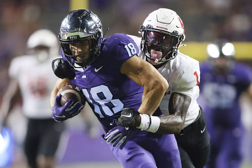 TCU's Jack Bech is one of the best wide receivers in the Big 12. (Photo Credit: IMAGN)