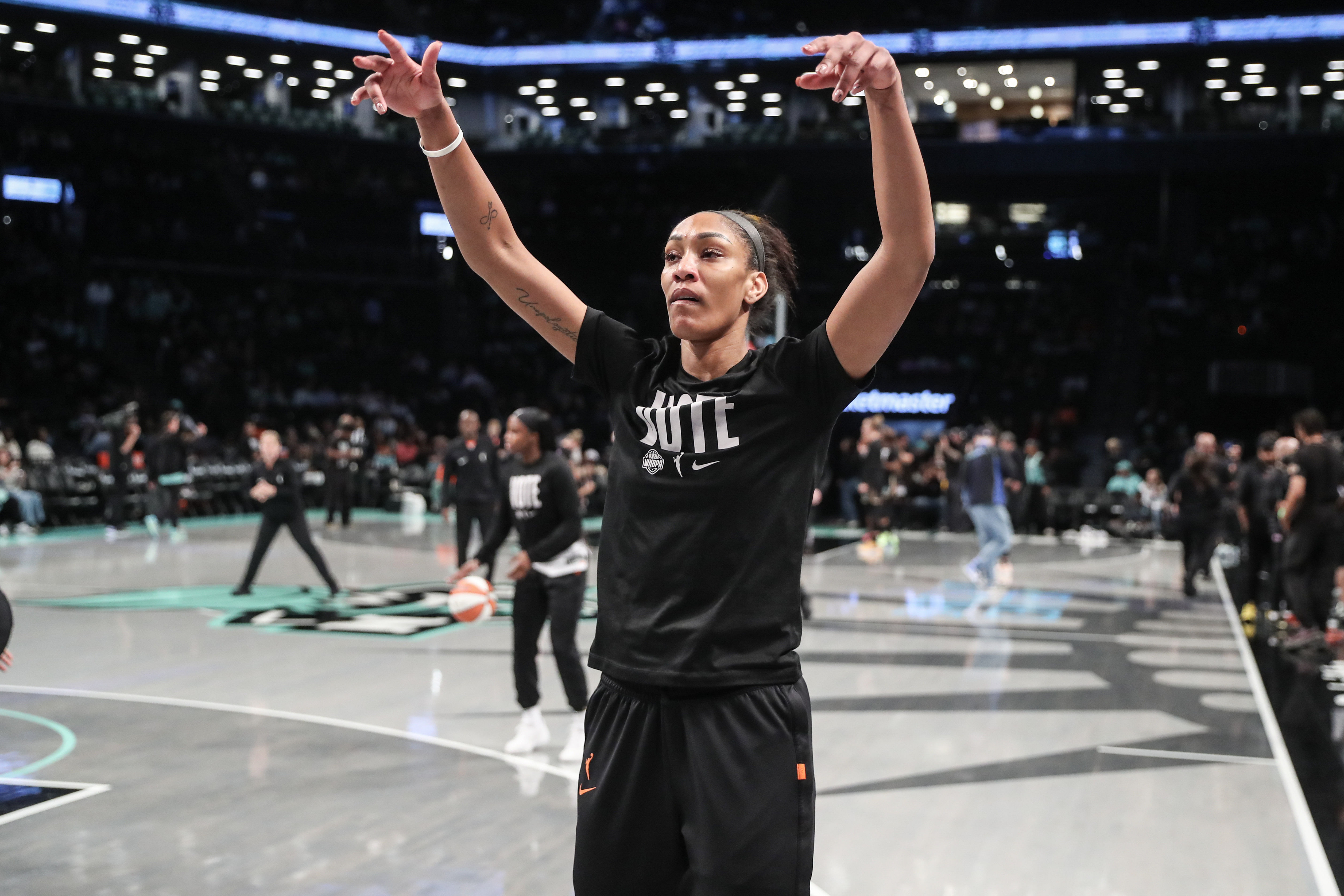 Why does A&#039;ja Wilson reject a lowered rim? (Photo: IMAGN)