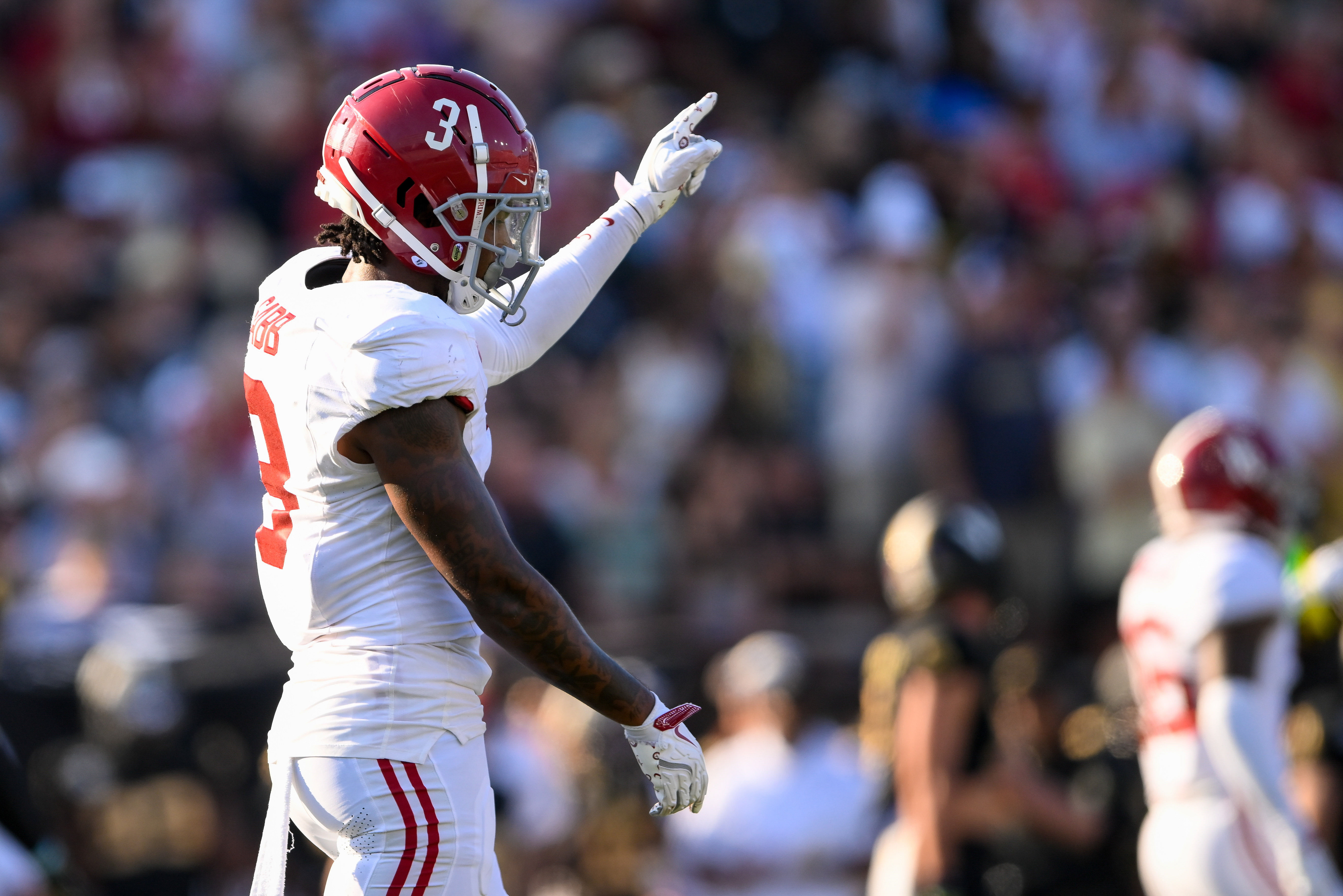 Alabama will be without safety Keon Saab for the remainder of the season. (Photo Credit: IMAGN)