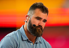 Jason Kelce reveals being "in trouble" with wife Kylie Kelce over 'dry spell' comment