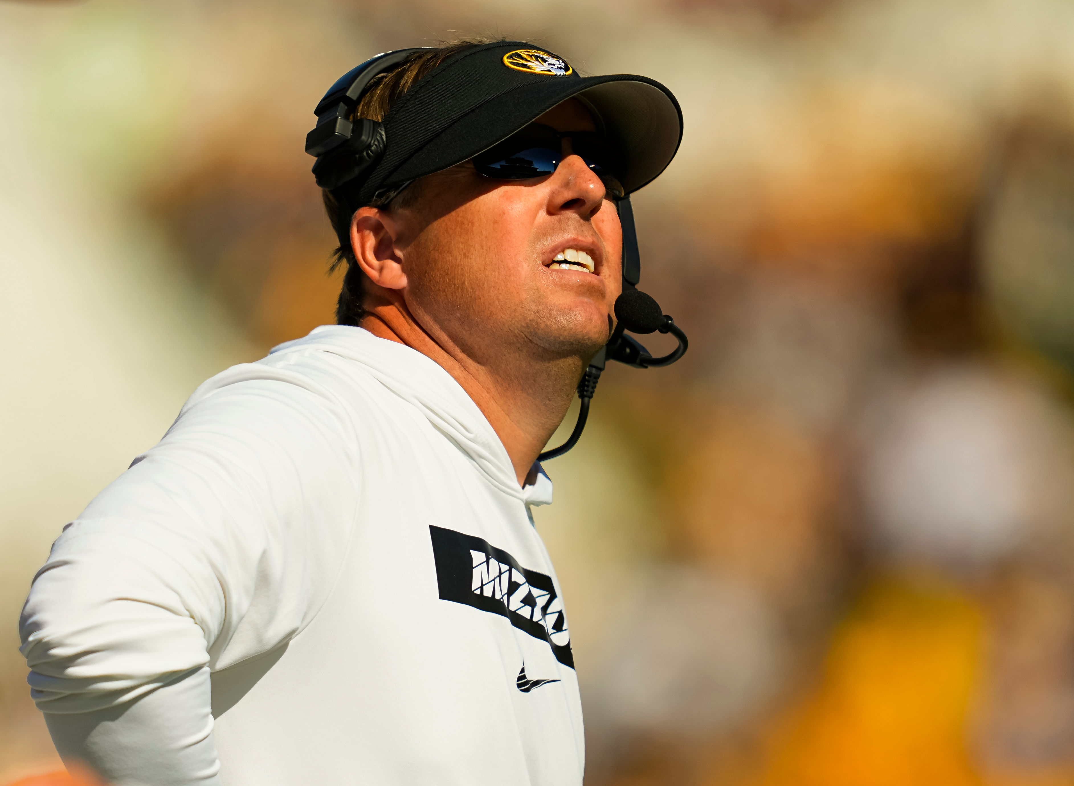 Missouri and coach Eli Drinkwitz are in the Top 25, but might not be deserving. (Photo Credit: IMAGN)