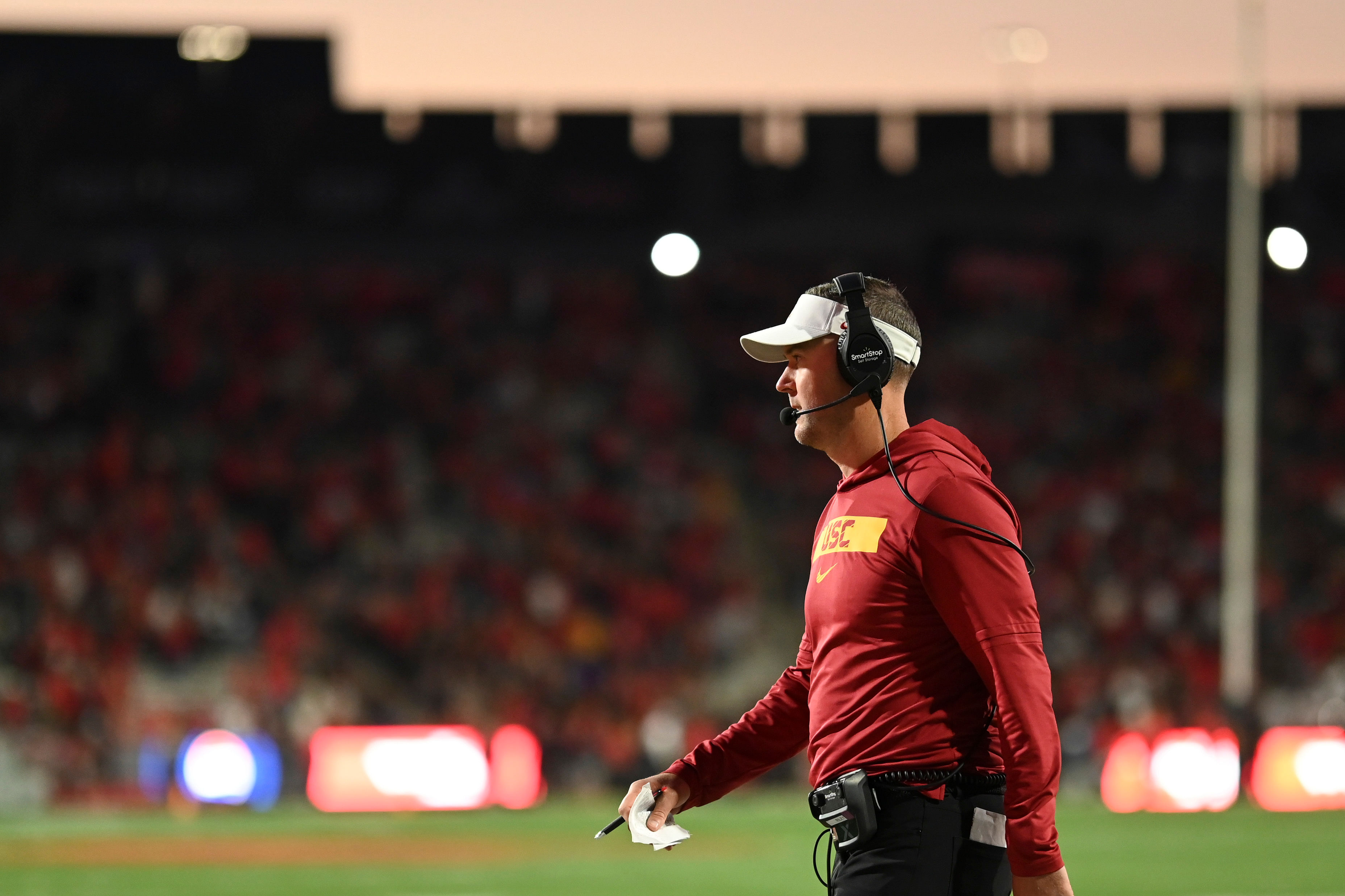 Southern California Trojans head coach Lincoln Riley - Source: Imagn