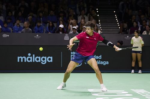 Ben Shelton at the Davis Cup Finals 2024. (Photo: Getty)