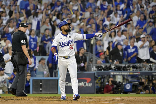 Los Angeles Dodgers - Teoscar Hernández (Photo via IMAGN)