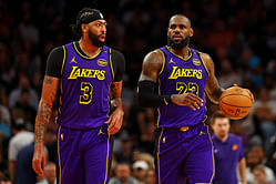 LeBron James miffed at reporter's question on impact of Anthony Davis' injury concerns on Lakers