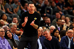 Watch: JJ Redick rages with anger and slams chair twice after Lakers' $36M guard plays hero ball