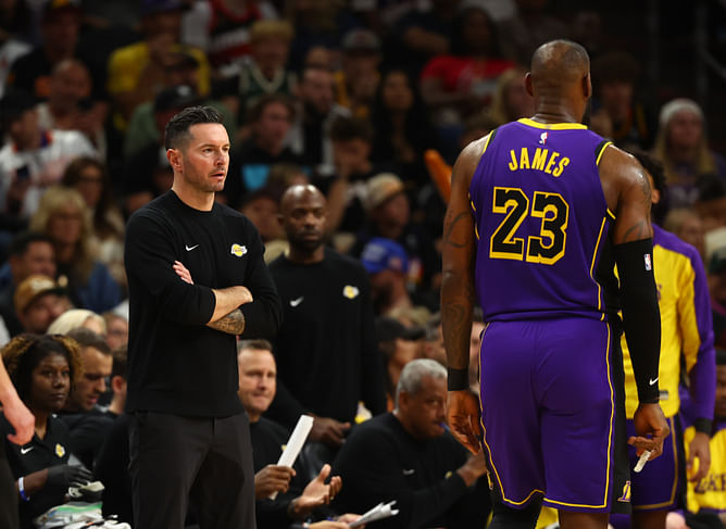 JJ Redick excited about Lakers' 'responsiveness', while LeBron James makes diplomatic assessment of 10-game sample size