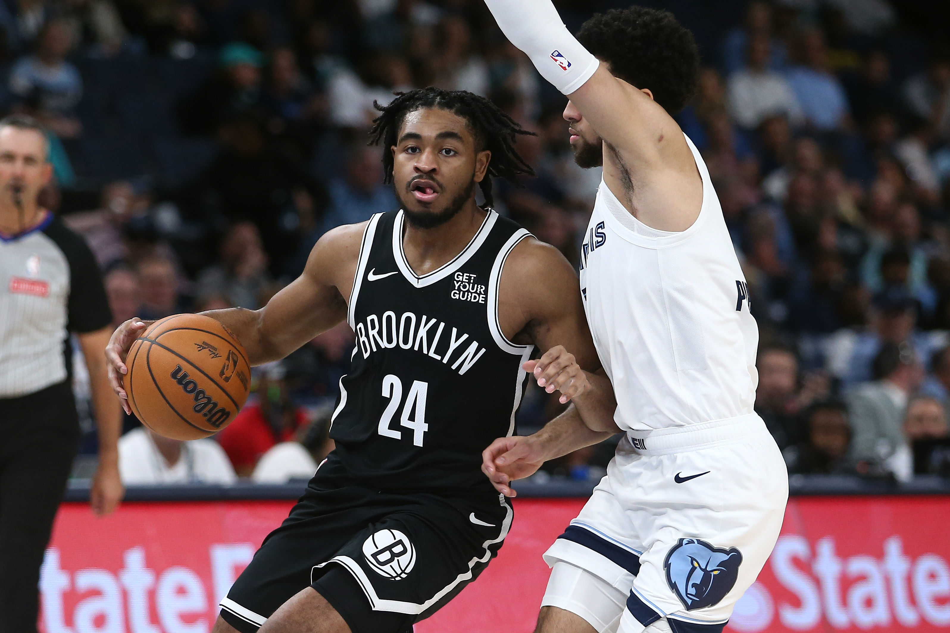 Brooklyn Nets shooting guard Cam Thomas (Image Credit: Petre Thomas-Imagn Images)