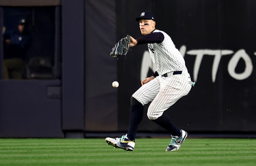 Aaron Judge made a costly fielding error in Game 5 of the World Series (Image Source: IMAGN)