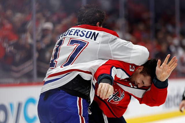 Watch: Habs' Josh Anderson pummels Tom Wilson with haymakers in ...