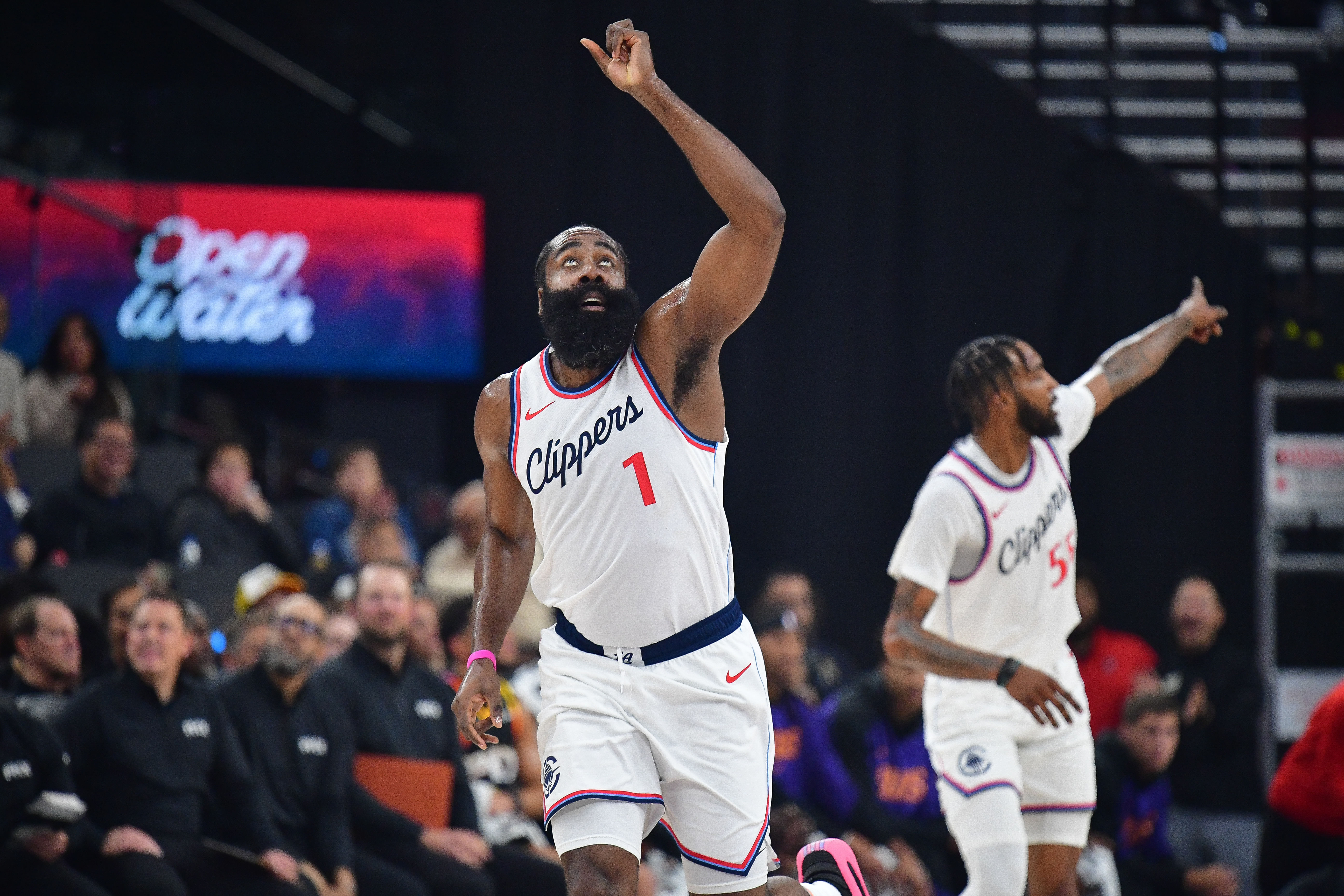 LA Clippers star guard James Harden (Image Credit: Gary A. Vasquez-Imagn Images)