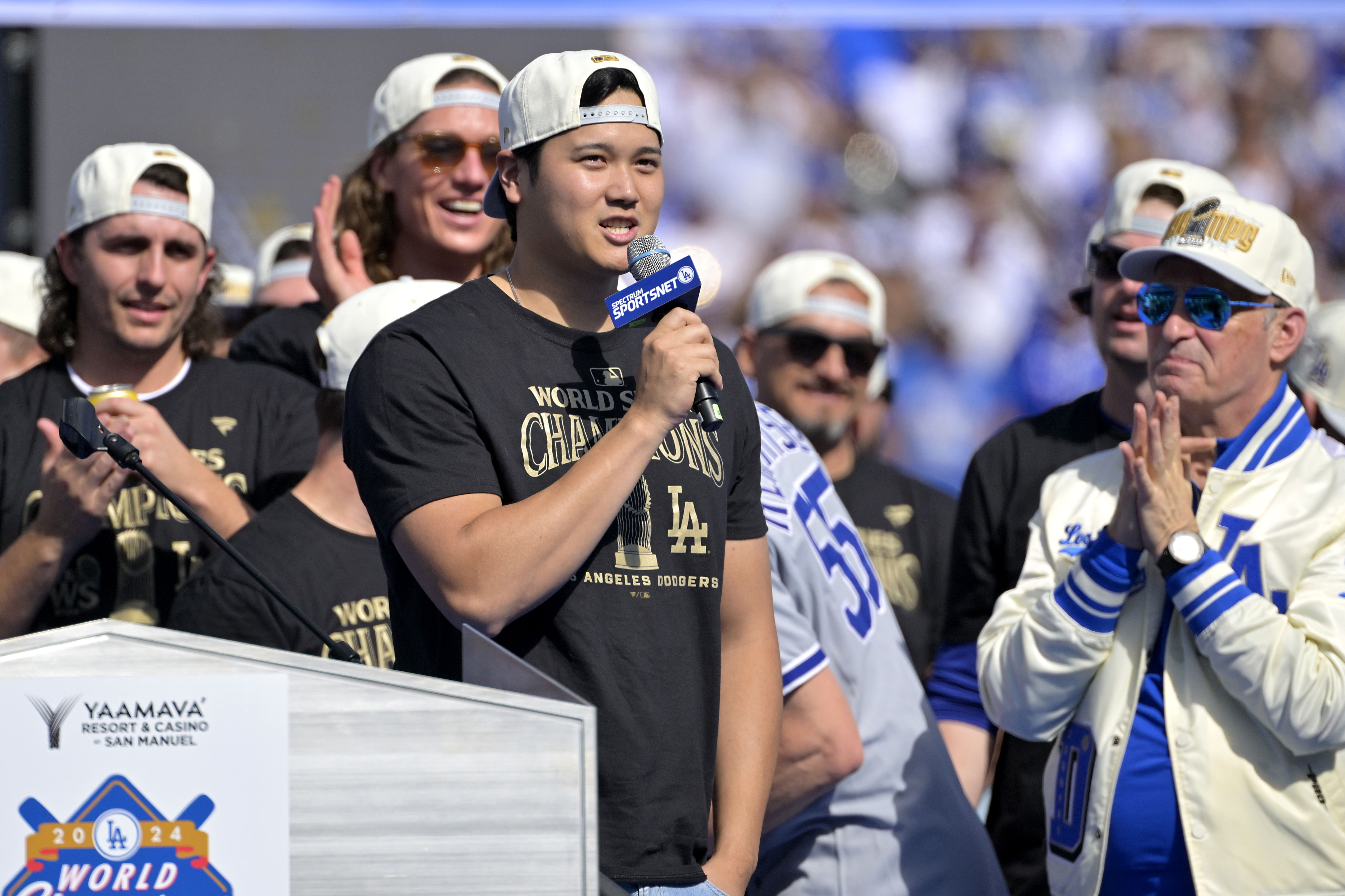 MLB: Los Angeles Dodgers-Championship Celebration - Source: Imagn