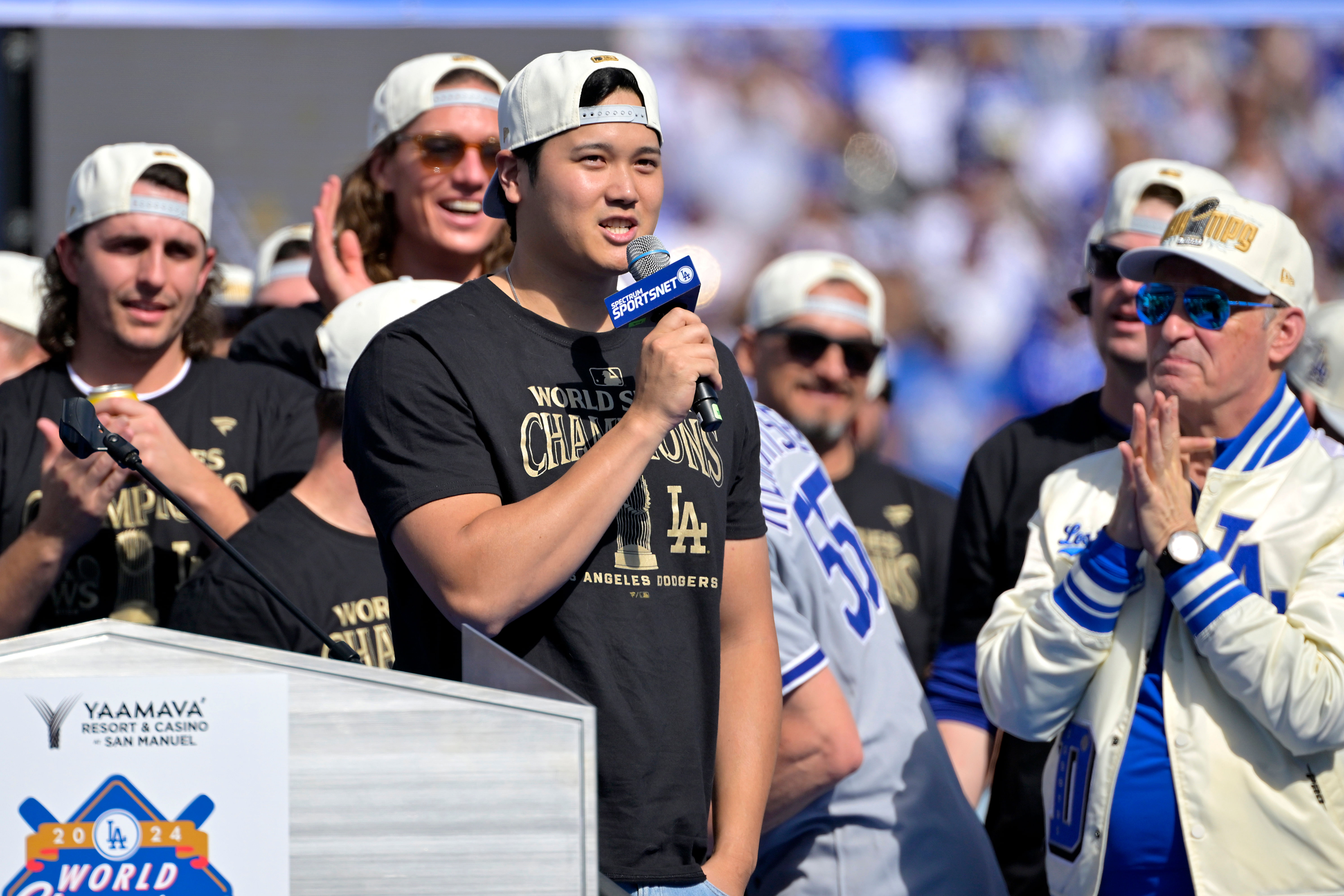 MLB: Los Angeles Dodgers-Championship Celebration - Source: Imagn