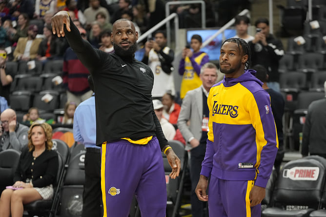 Wild'N Out rapper gives hilarious reason why LeBron James won't allow Bronny to play in Atlanta: "Strip clubs are gonna get you"