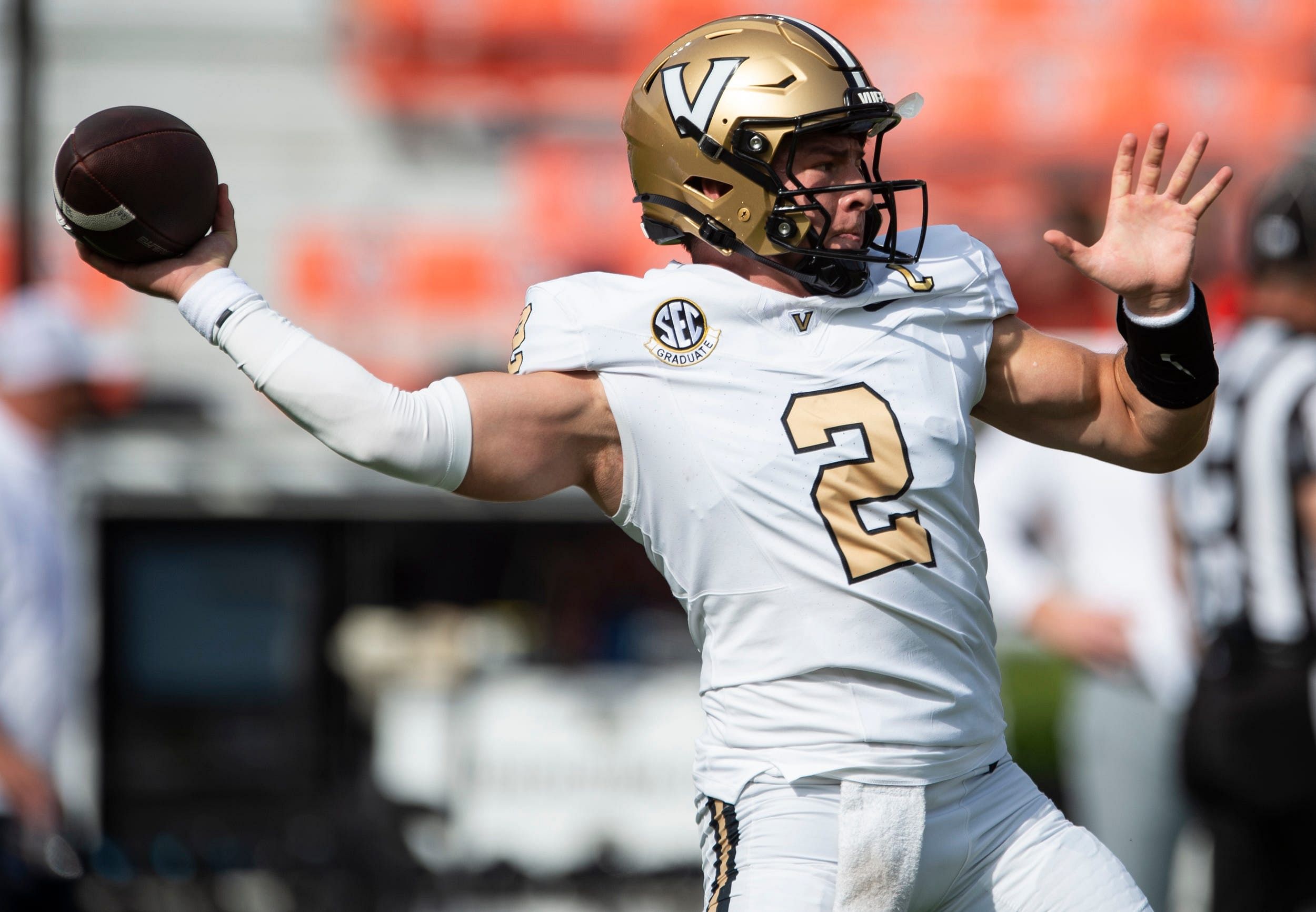 Vanderbilt Commodores QB Diego Pavia - Source: Imagn