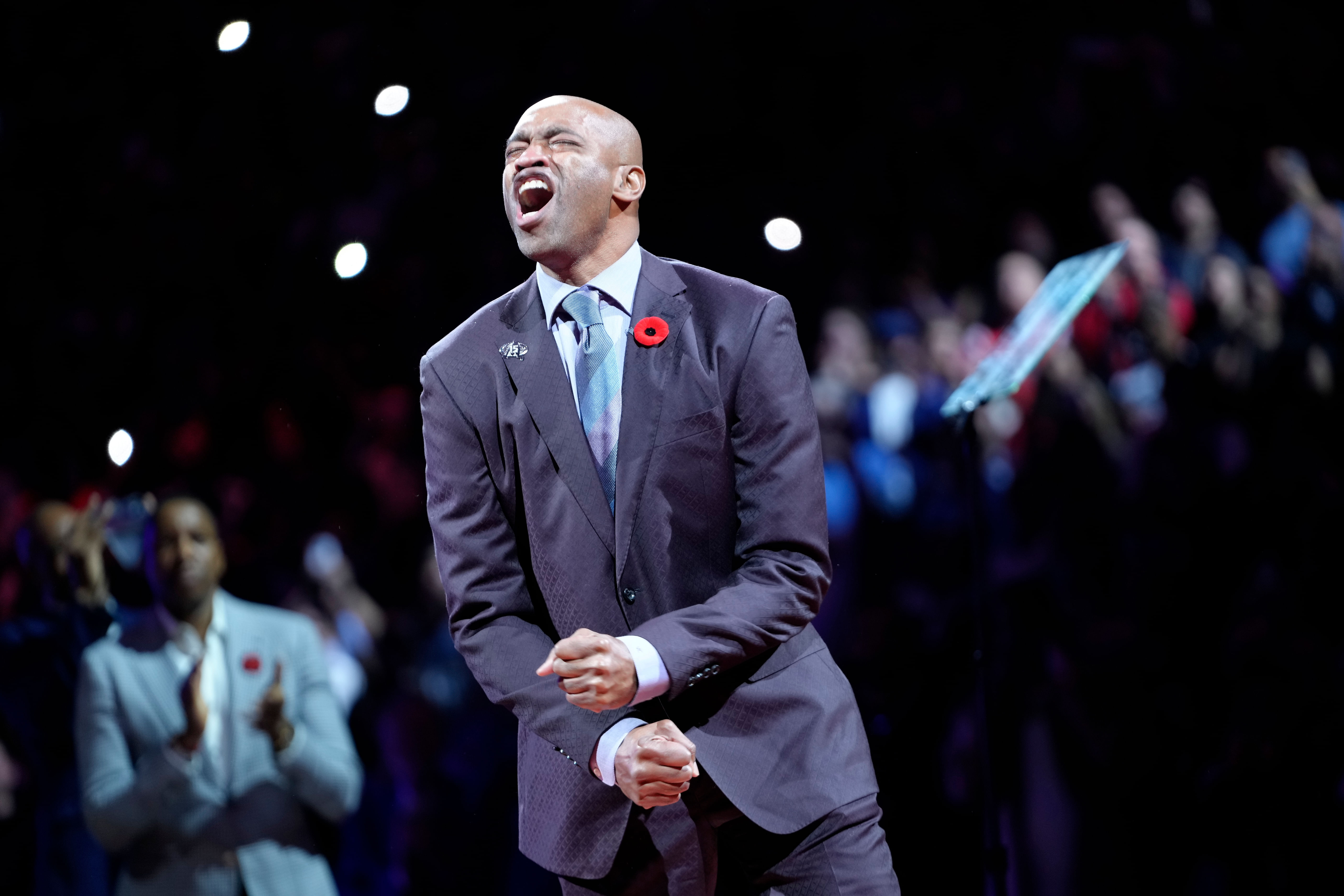 Vince Carter opens up about reconnecting with the Raptors. (Photo: IMAGN)