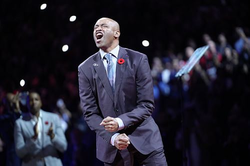 Vince Carter opens up about reconnecting with the Raptors. (Photo: IMAGN)