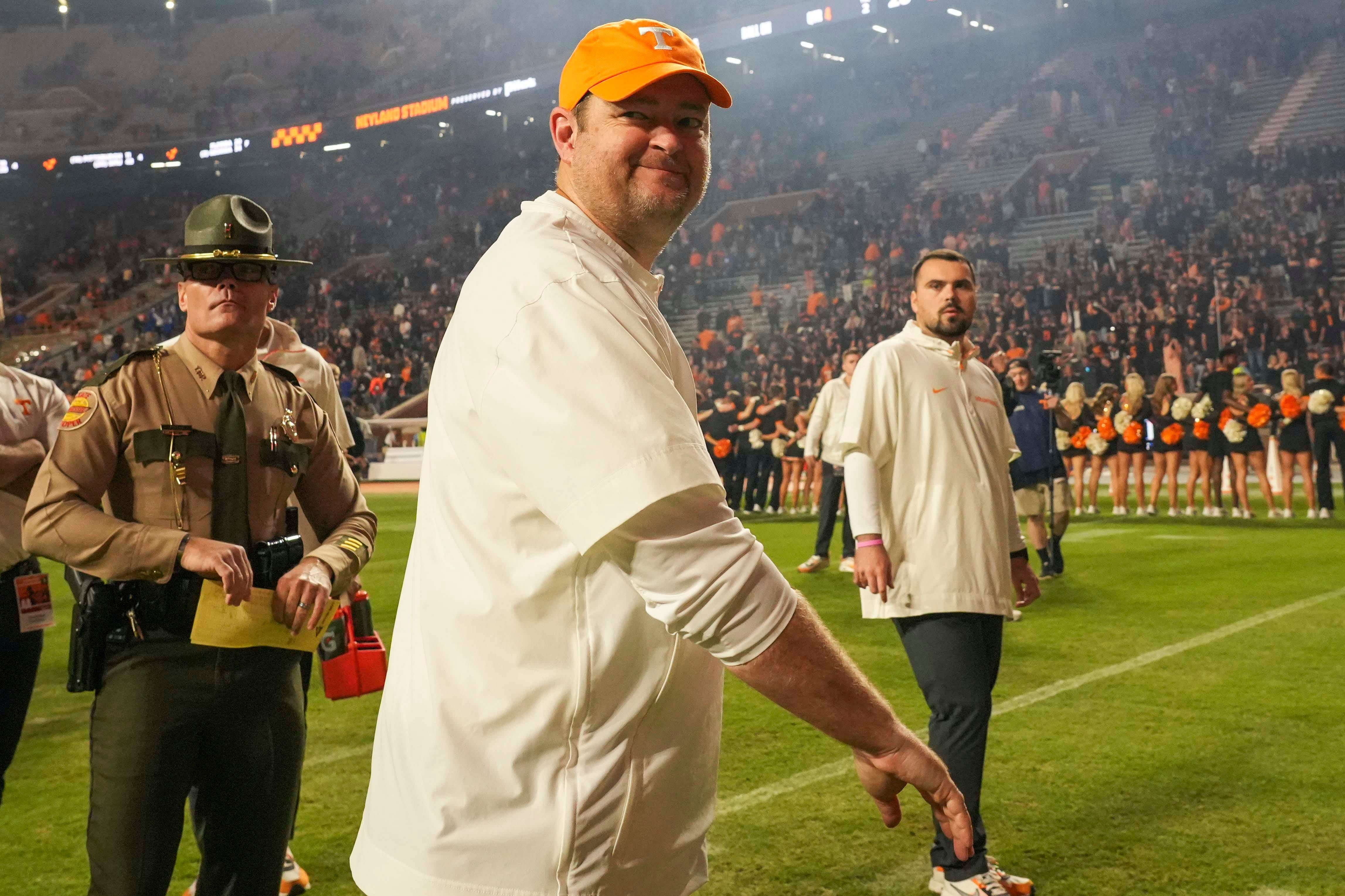 Tennessee&#039;s Josh Heupel has a critical battle with Georgia this weekend. (Photo Credit: IMAGN)