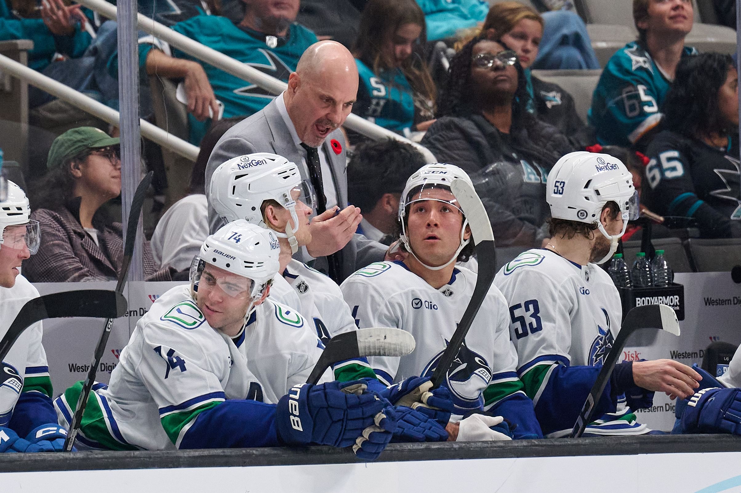 NHL: Vancouver Canucks at San Jose Sharks - Source: Imagn