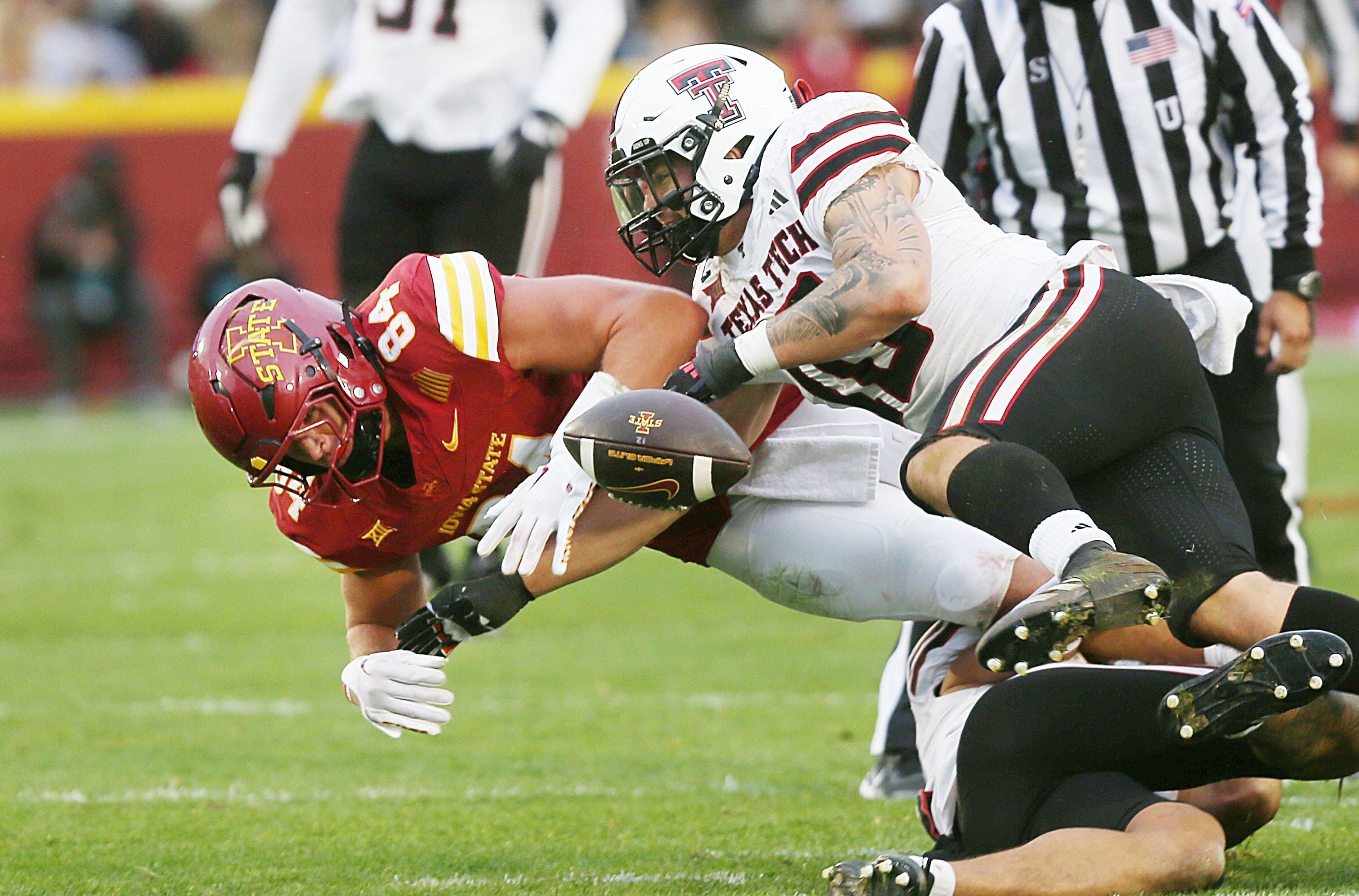 Iowa State&#039;s playoff hopes tumbled with a loss to Texas Tech. (Photo Credit: IMAGN)