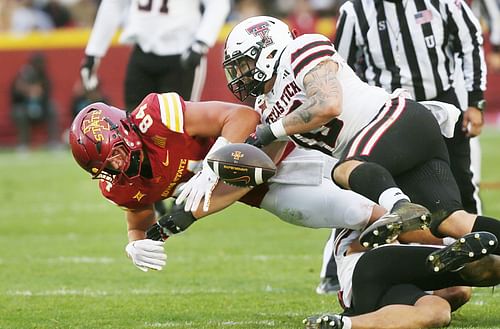 Iowa State's playoff hopes tumbled with a loss to Texas Tech. (Photo Credit: IMAGN)