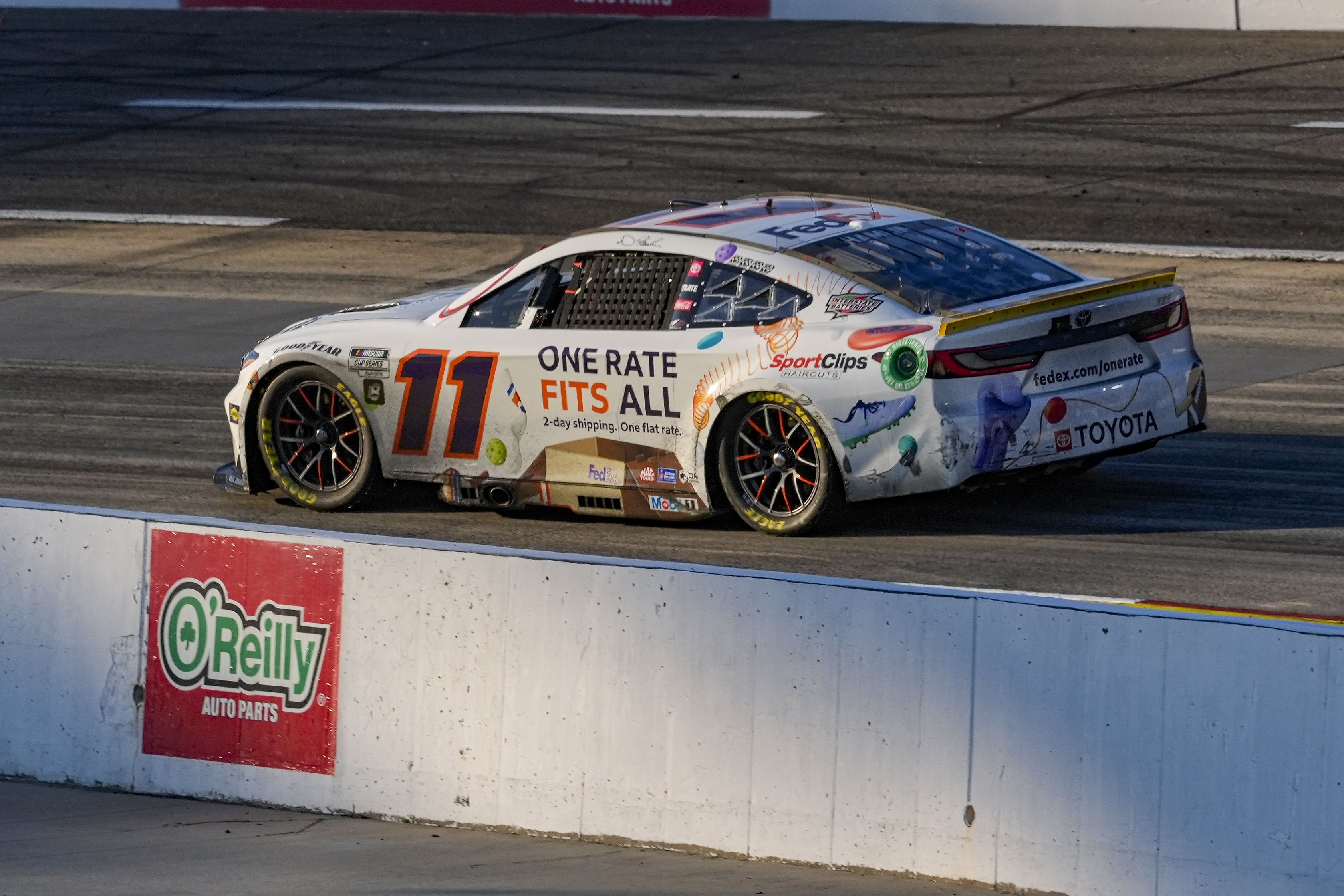 NASCAR Cup Series driver Denny Hamlin (11) during the Xfinity 500 at Martinsville Speedway (Image via Imagn Images)