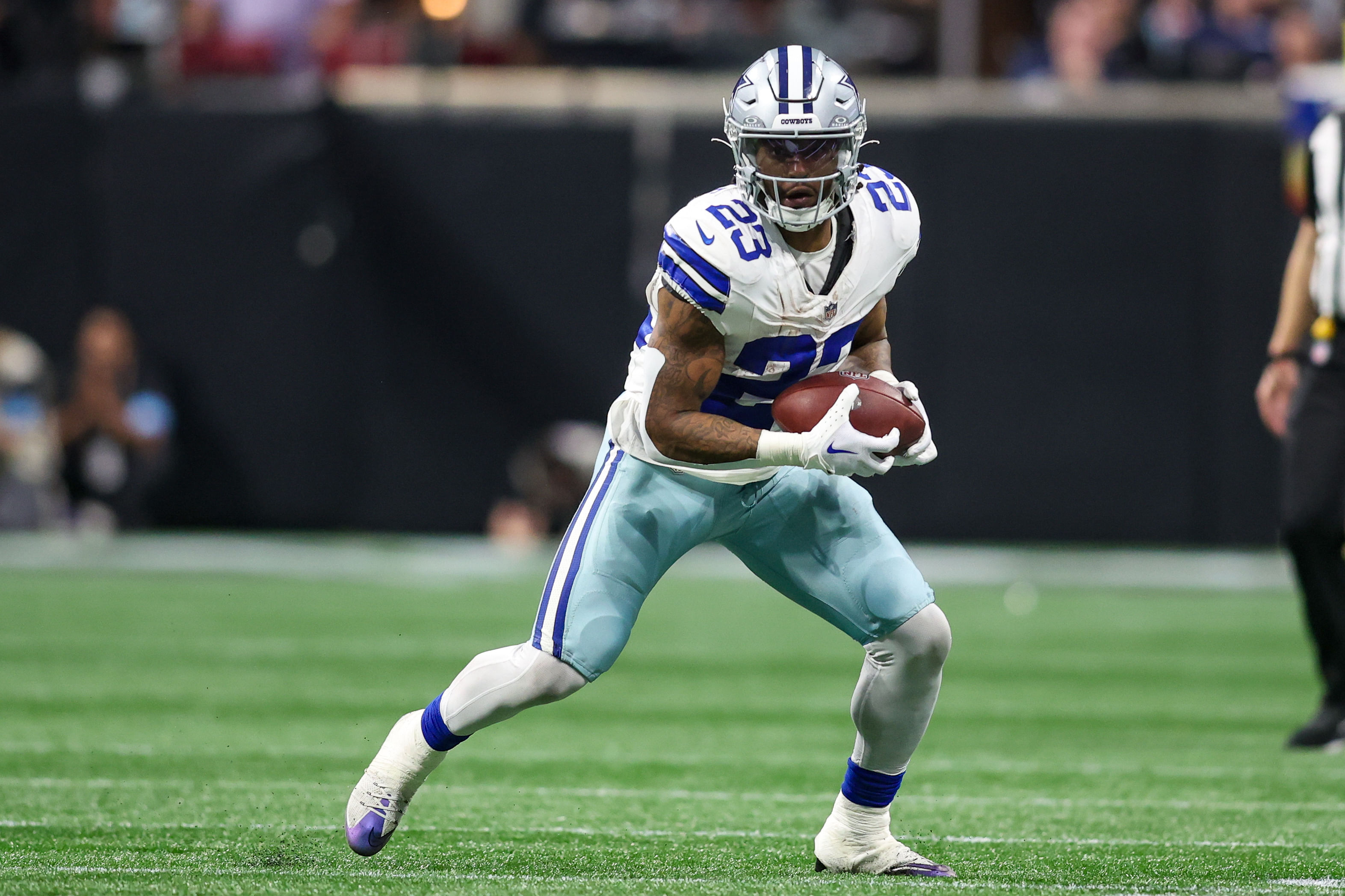 Rico Dowdle is the Cowboys&#039; starting running back Source: Imagn