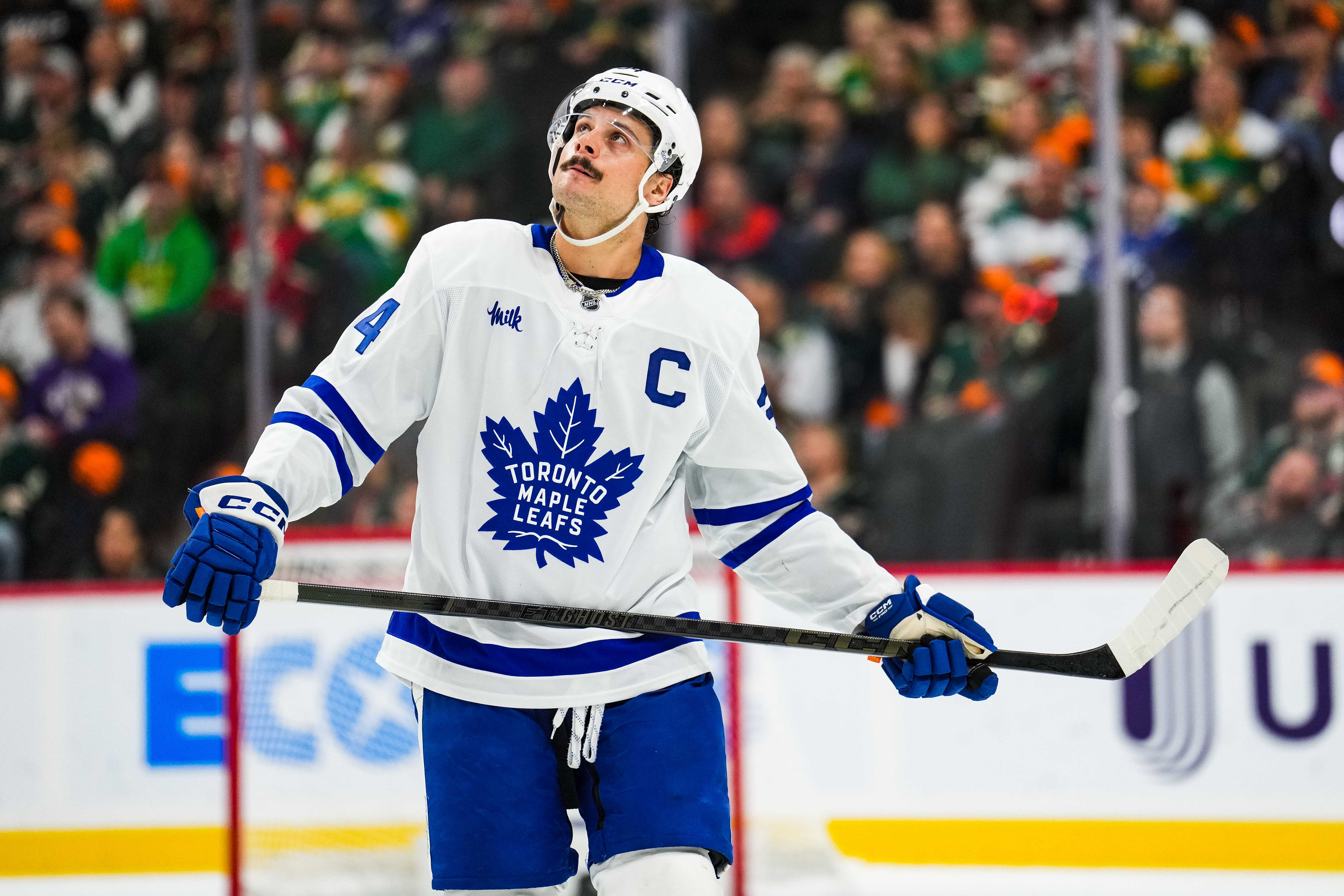 Auston Matthews opened up on the power play for the Maple Leafs (Imagn)