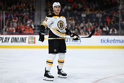 HC Jim Montgomery makes his feelings known about $30,000,000 Boston Bruins D-man's performance so far