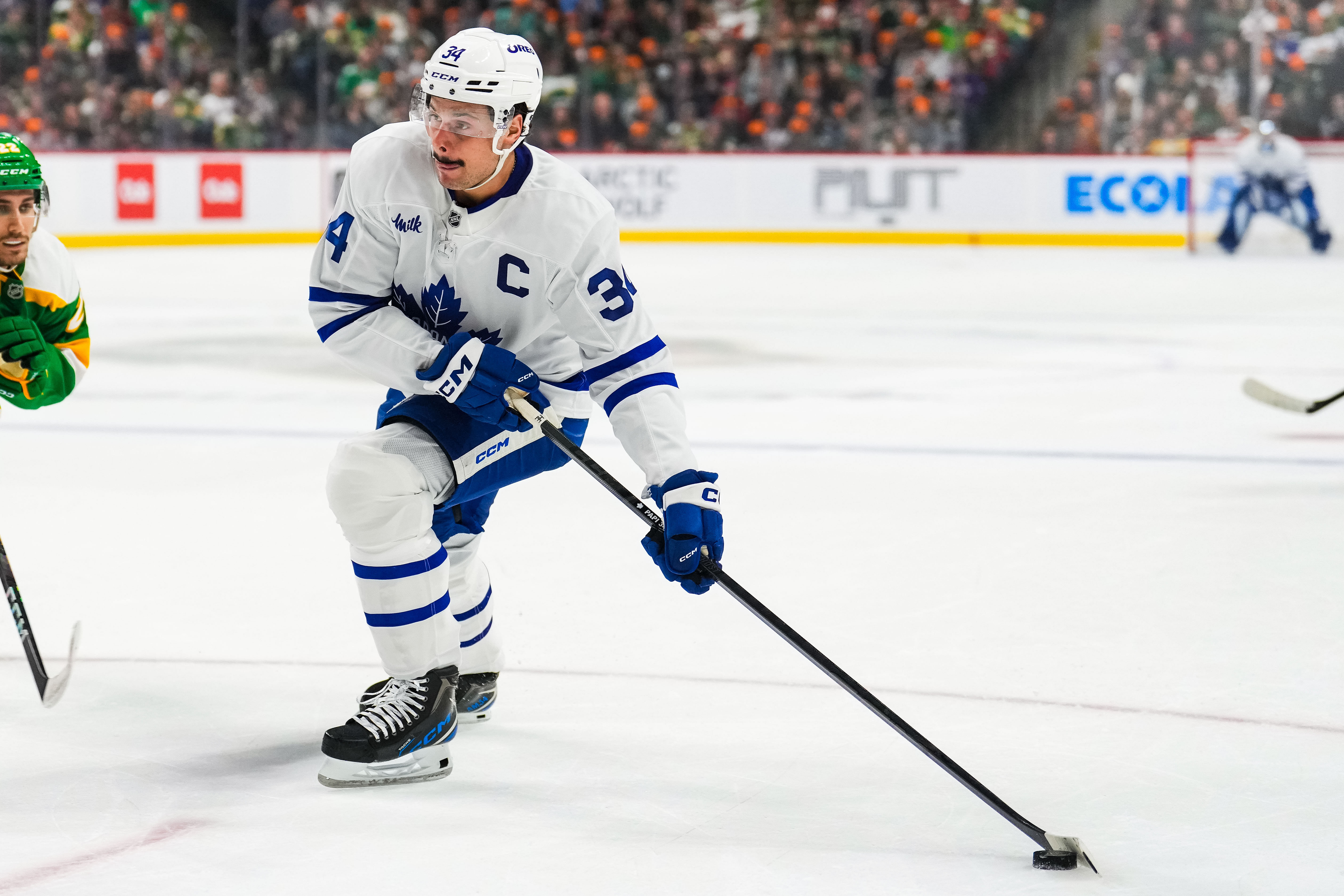 Auston Matthews has been dealing with an injury (Imagn)