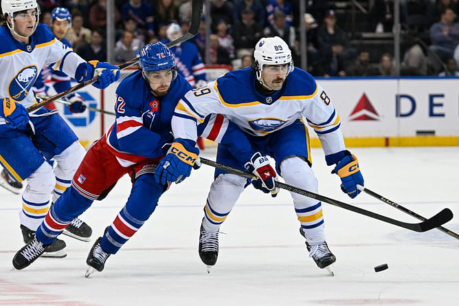 Rangers' Zibanejad, Trouba, Laviolette accept overrelying on goalies after 6-1 thumping against Sabres