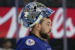 Anthony Stolarz makes his feelings known about ‘cobra’ barehand save against Red Wings