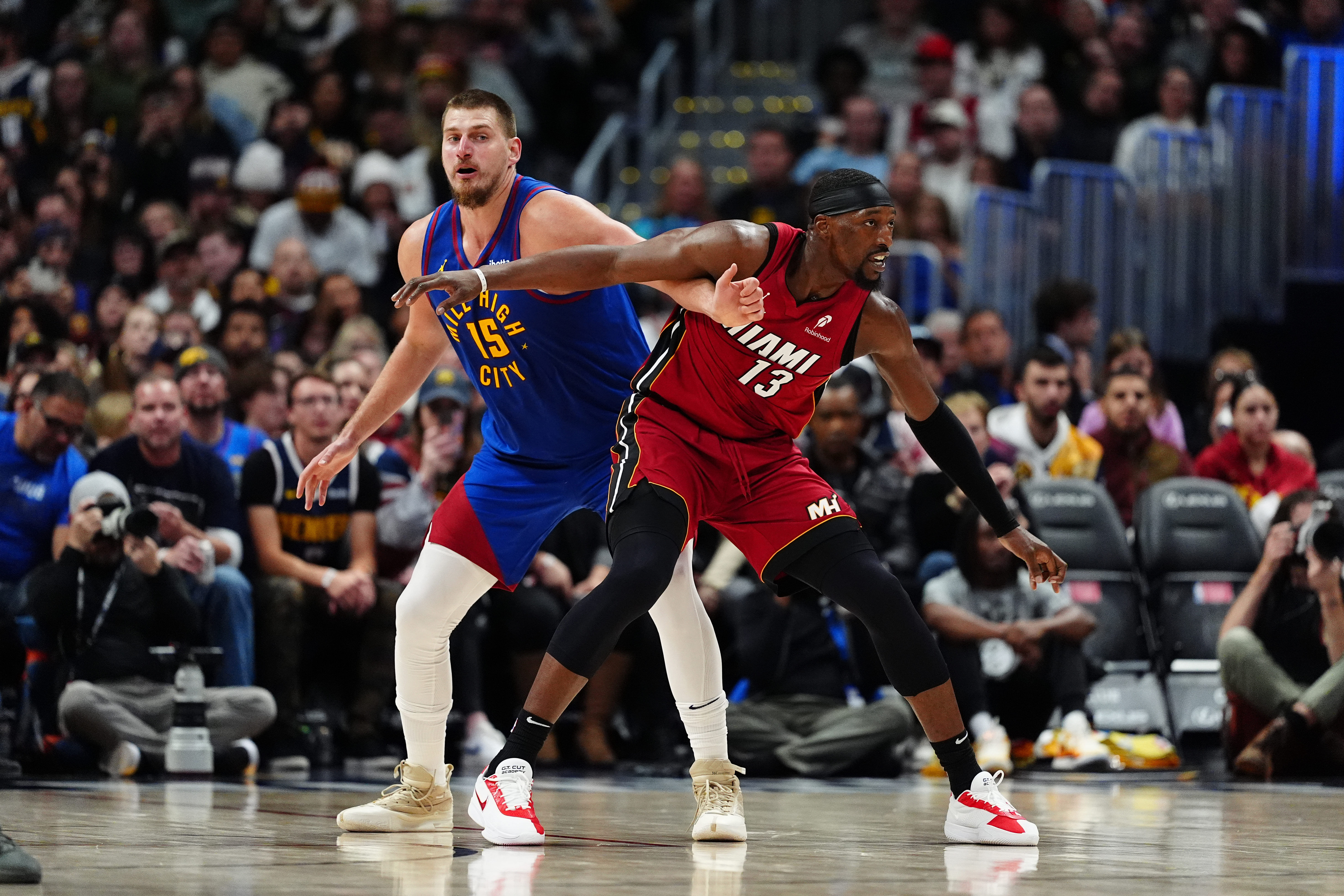 Nikola Jokic and Bam Adebayo (Image Source: Imagn)