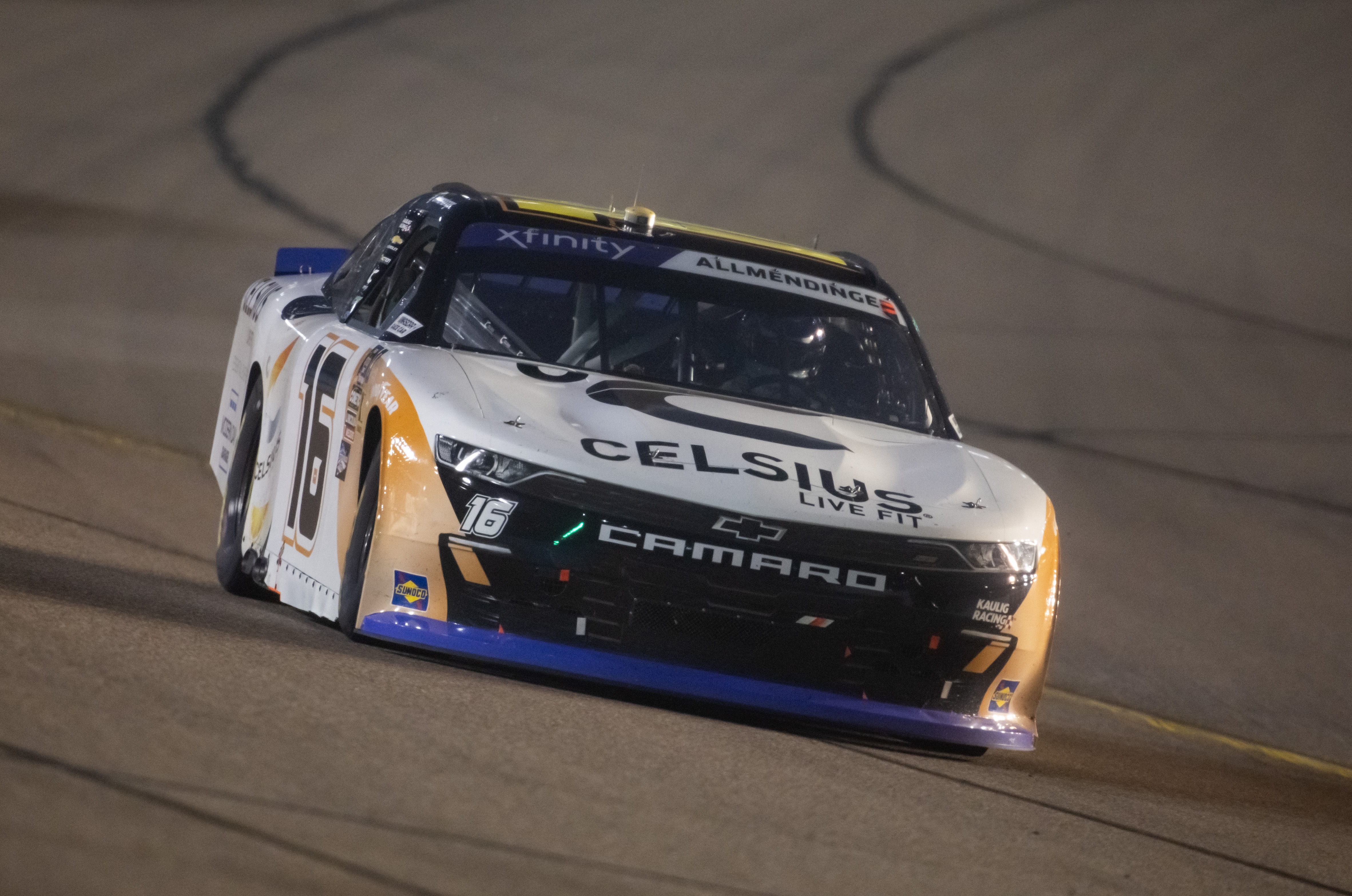 AJ Allmendinger drives the No. 16 Chevy in the Xfinity Series - Source: Imagn