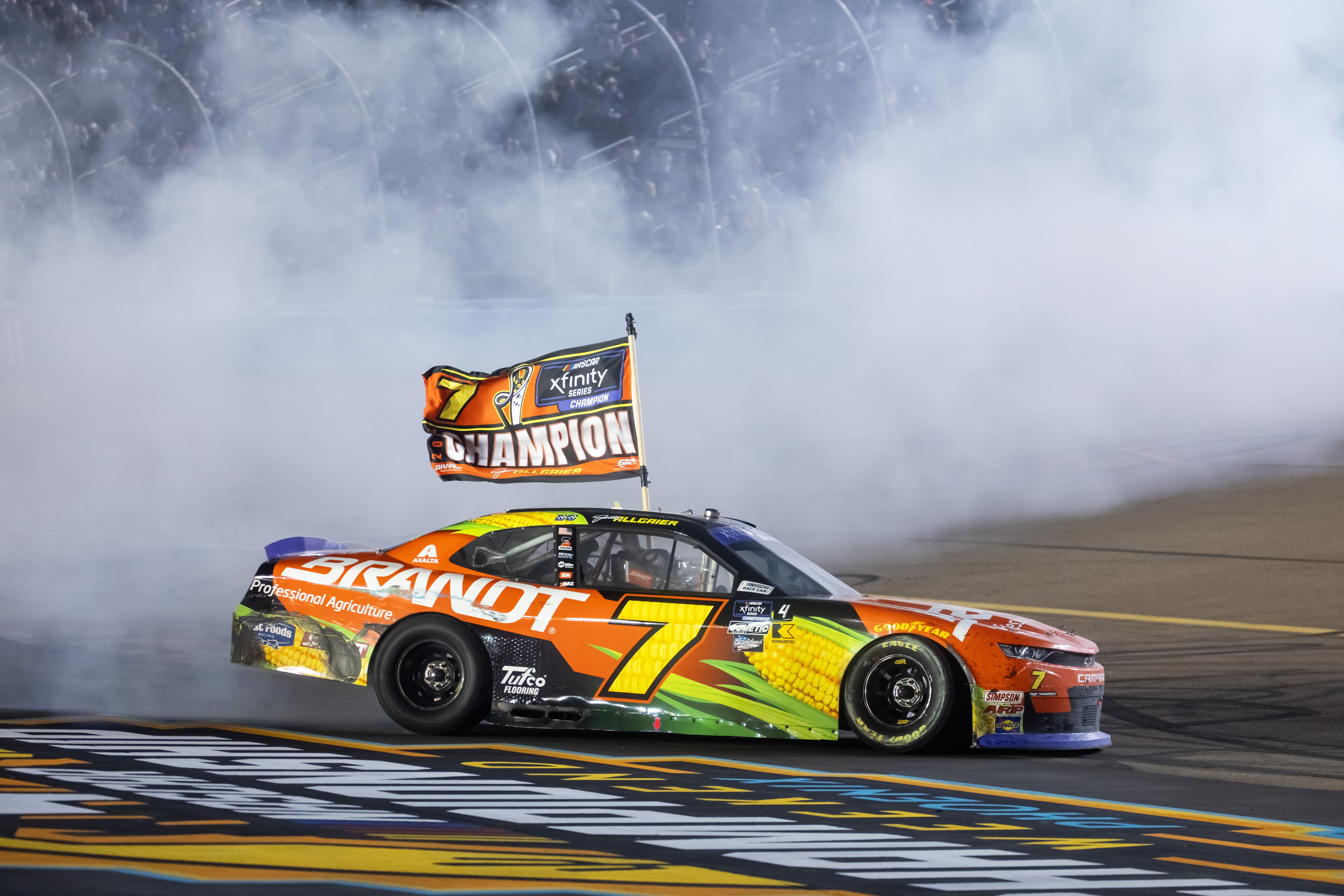 Justin Allgaier won his first NASCAR Xfinity Series championship at Phoenix Raceway - Source: Imagn